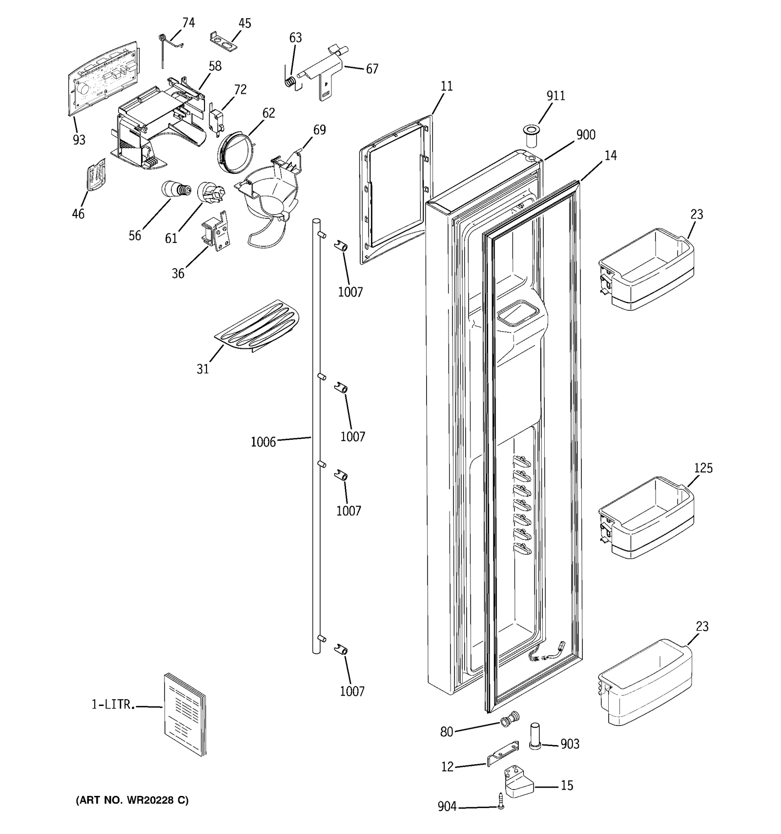 Stainless Steel Trim Recess Assembly