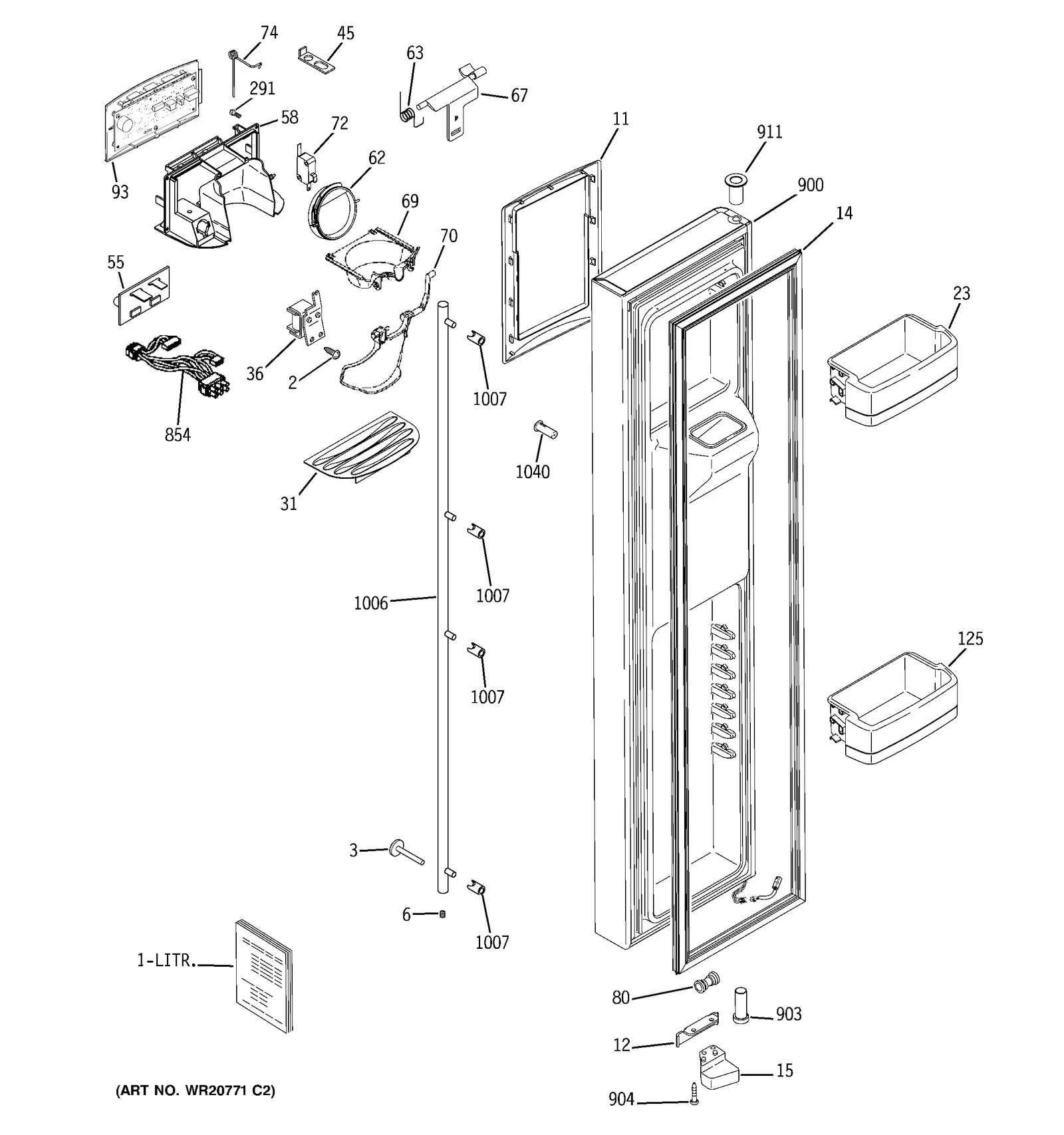 Door Foam Assembly