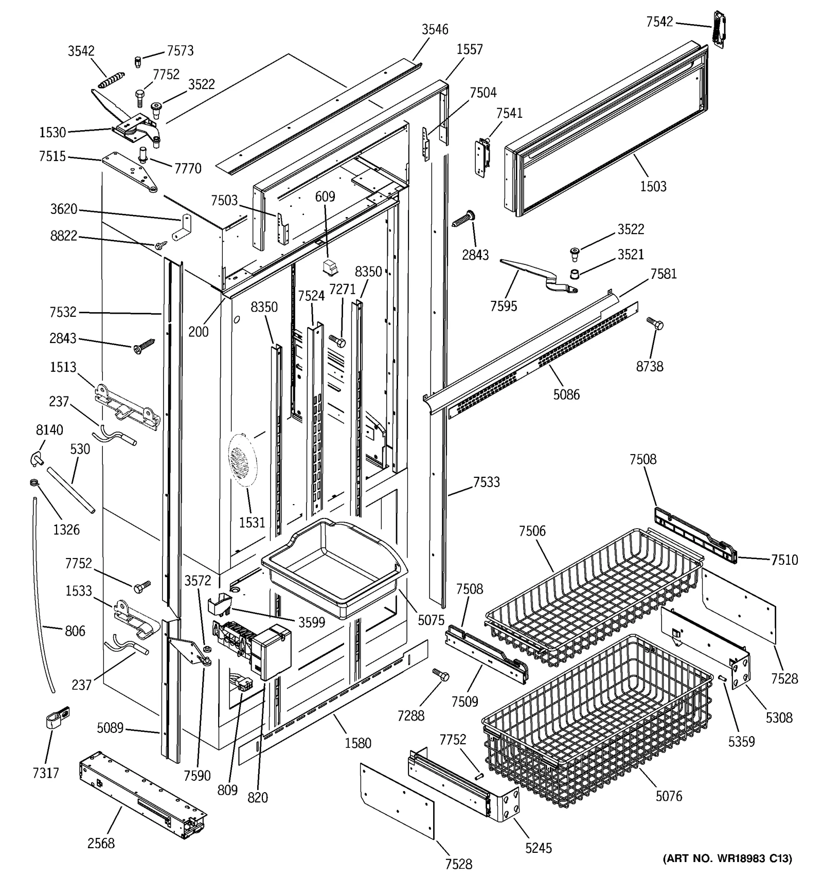 Hood Hinge Mount 36
