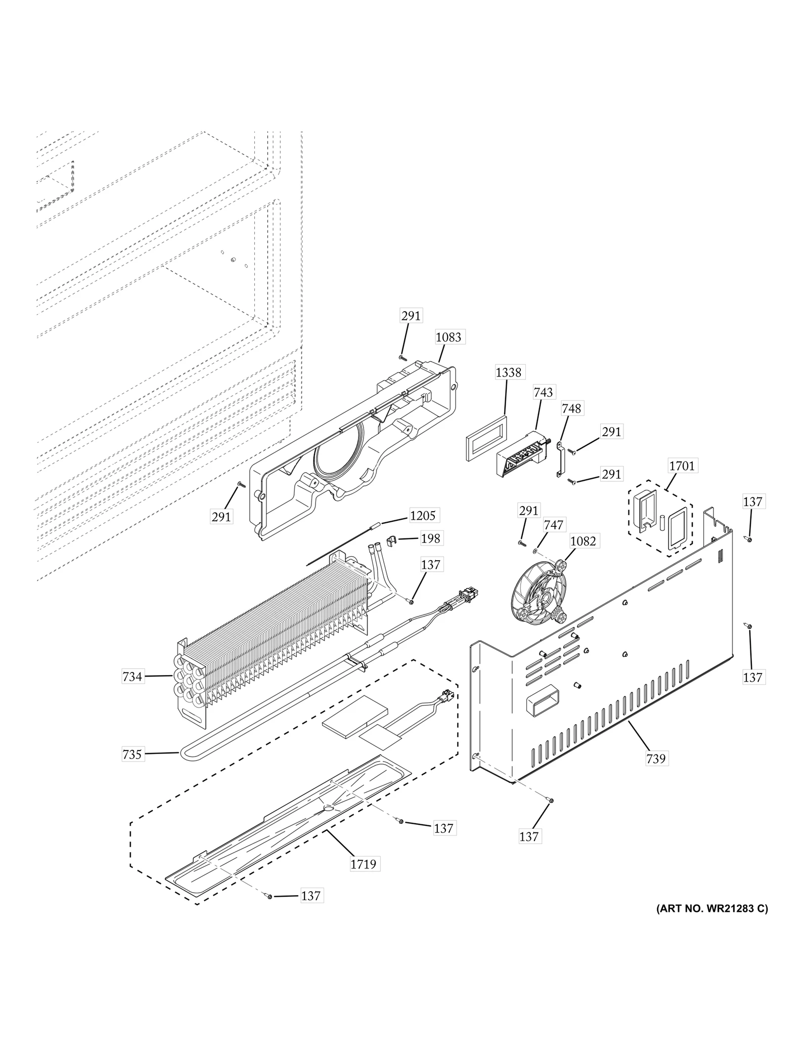 Evaporator Thermistor Clip