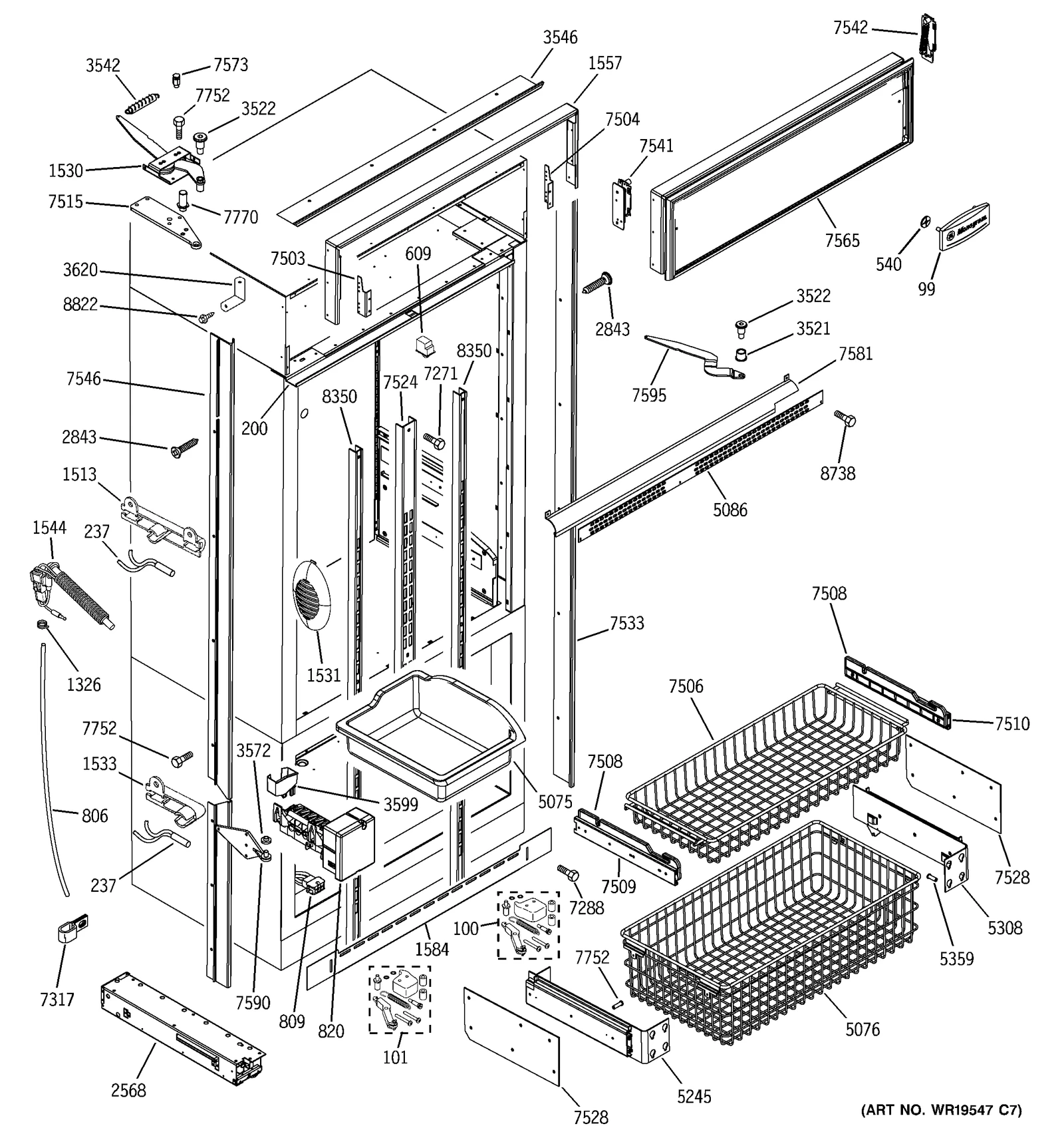 Base Channel Assembly Left