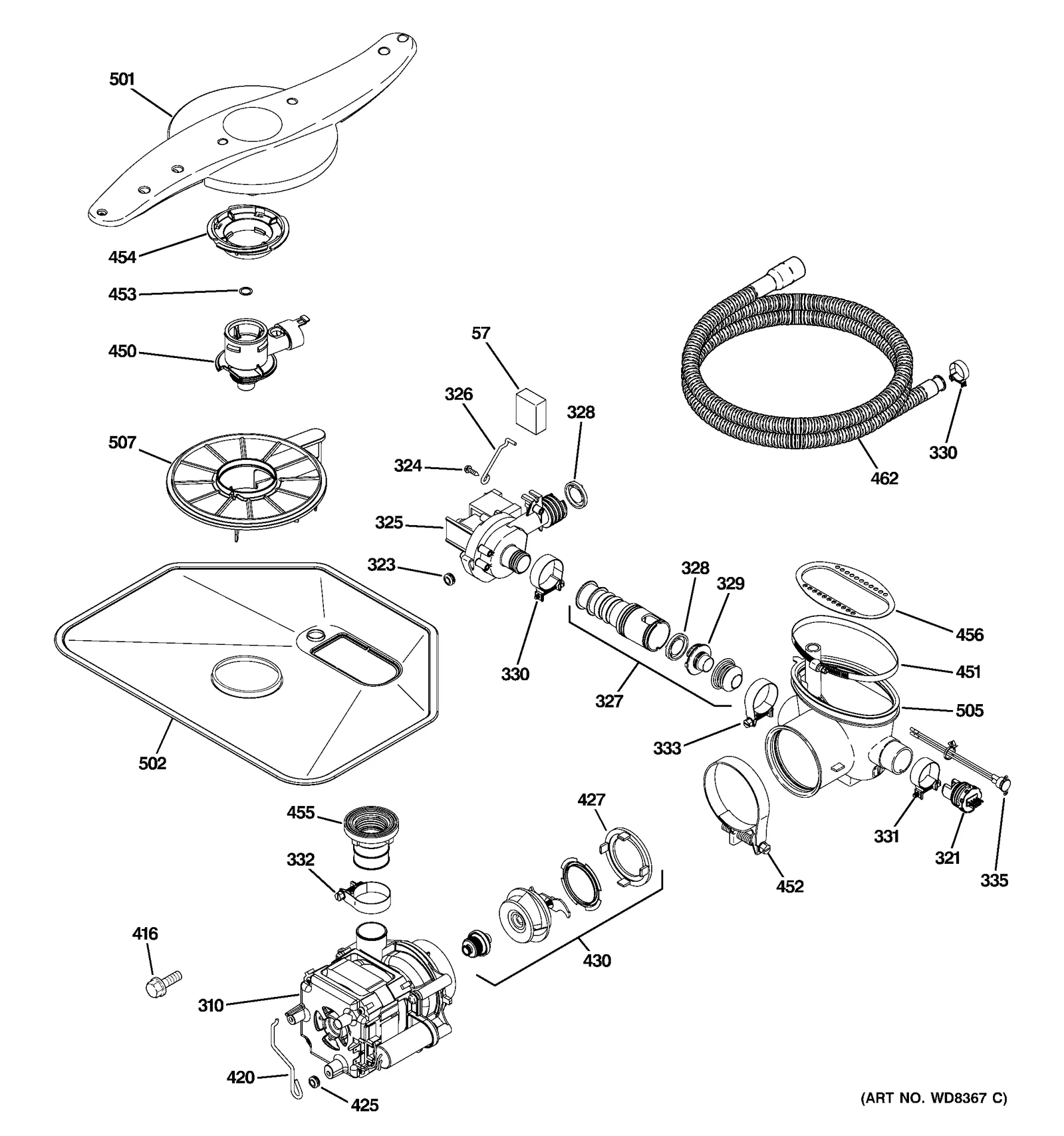 Drain Pump Hanger