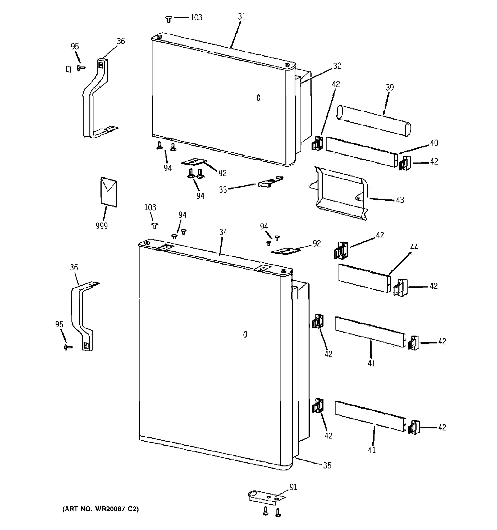 Door Foam Assembly
