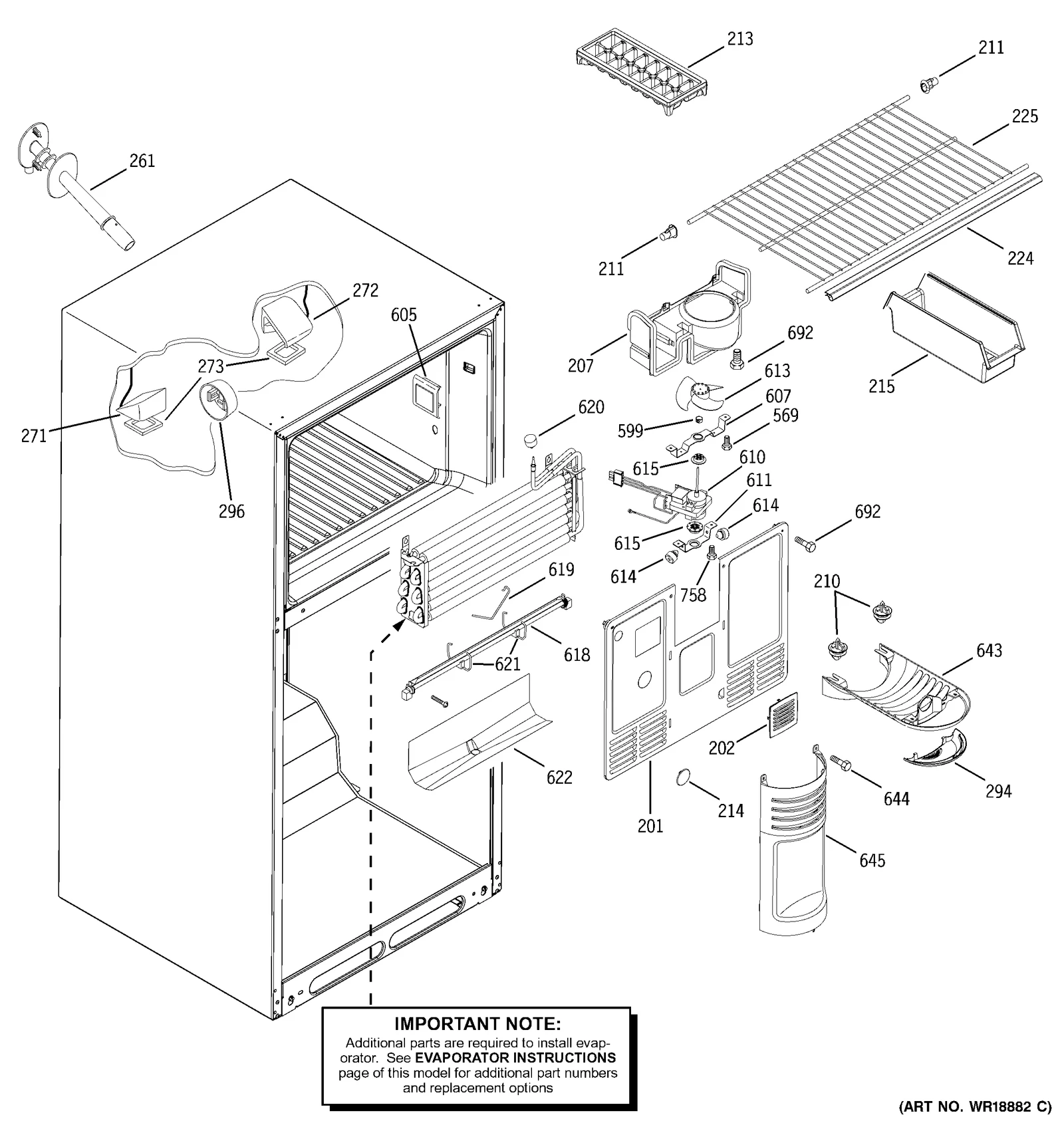 Evaporator Bracket