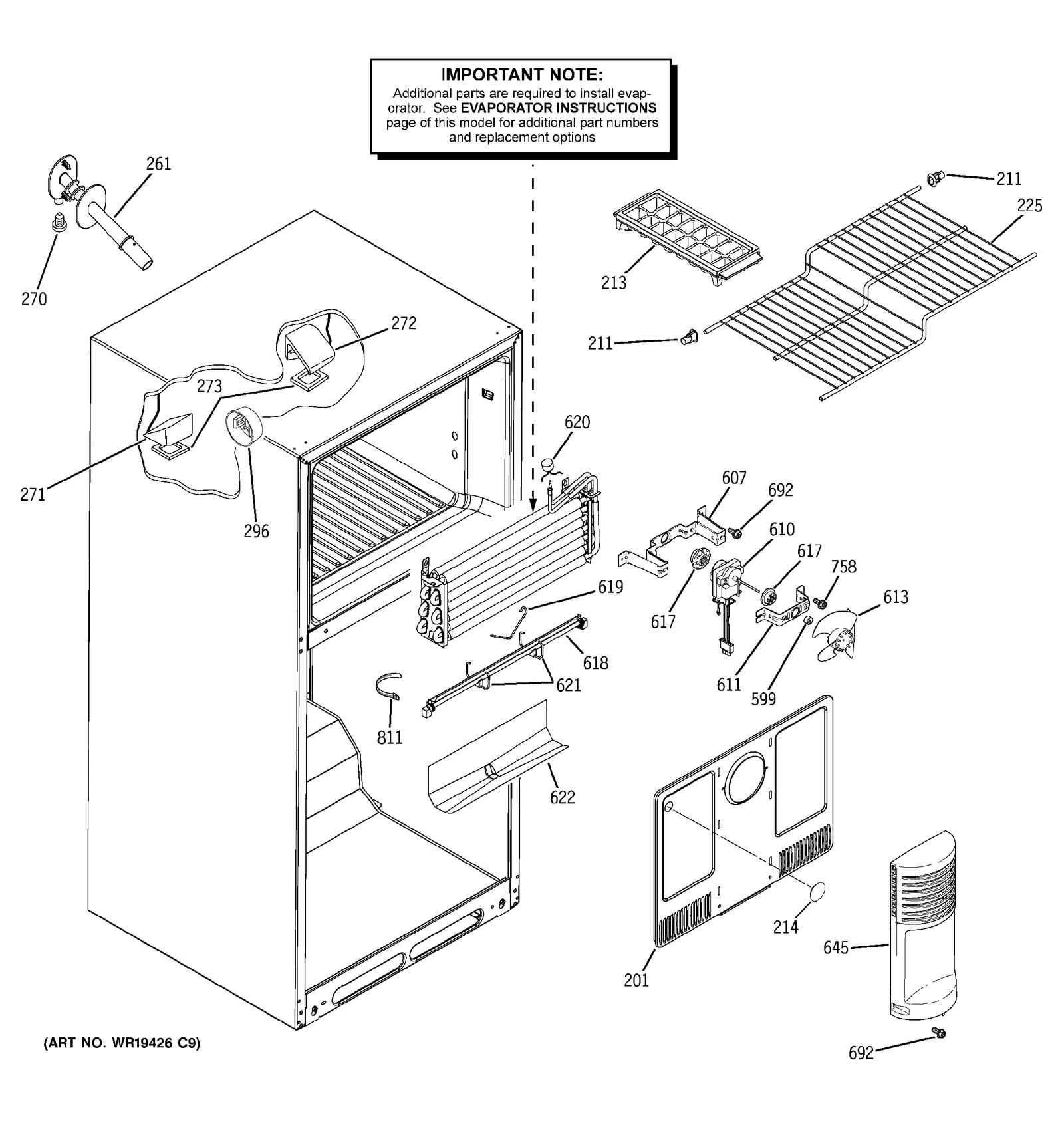 Evaporator Cover Assembly