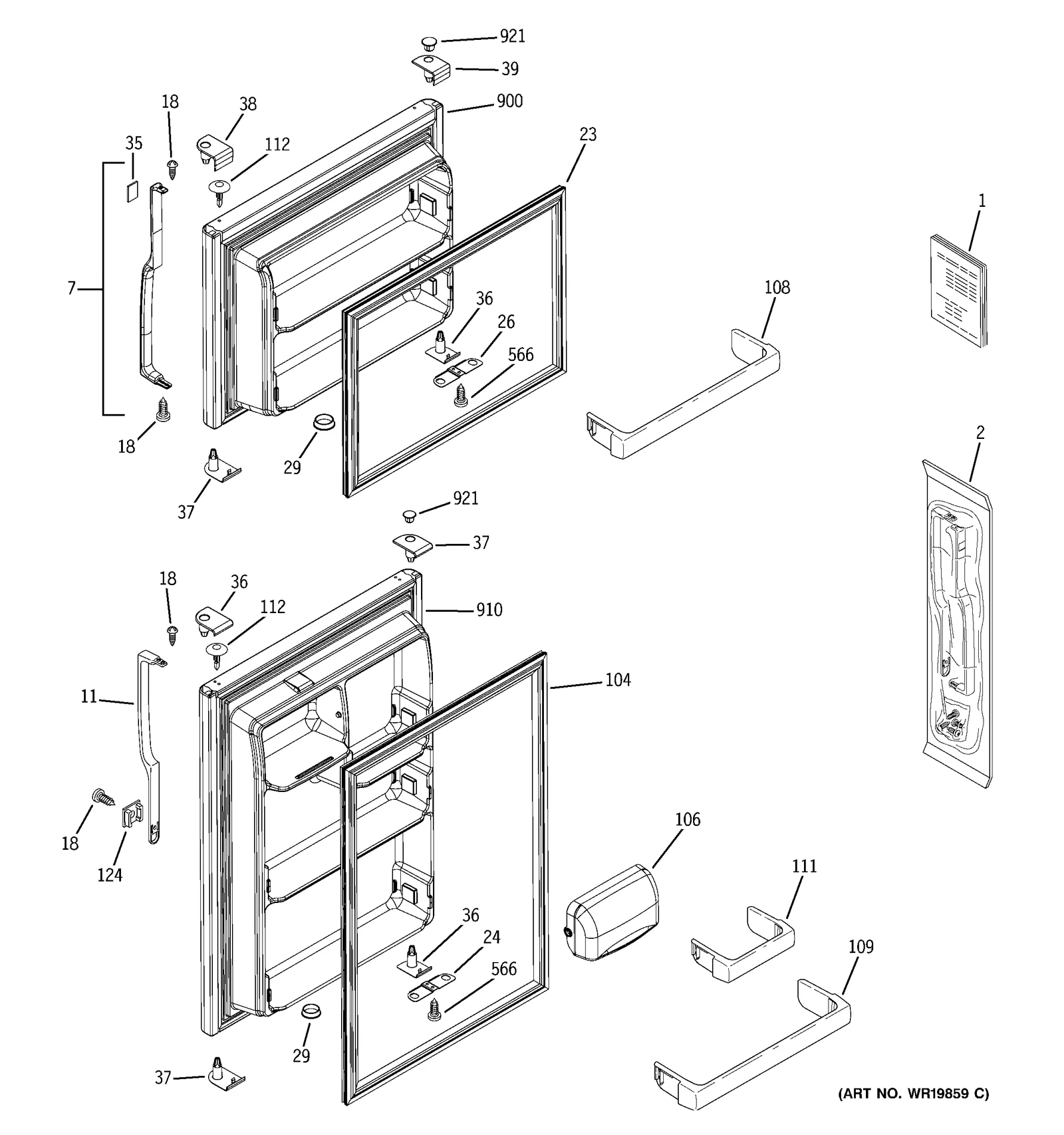 Small Handle Pack Assembly