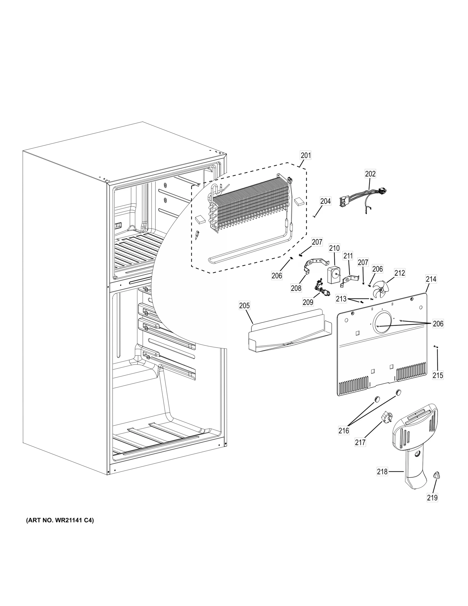 Evaporator Cover Screw