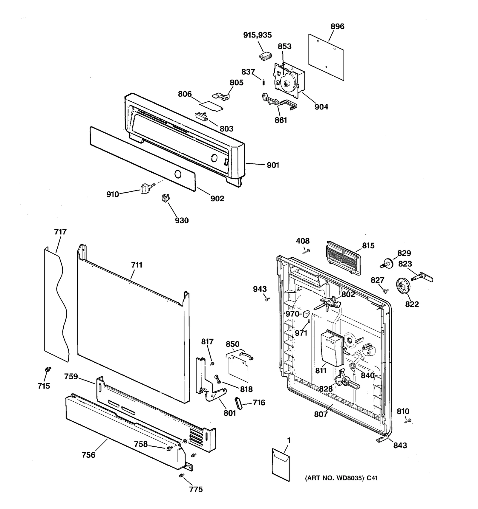 Escutcheon and Insert Assembly