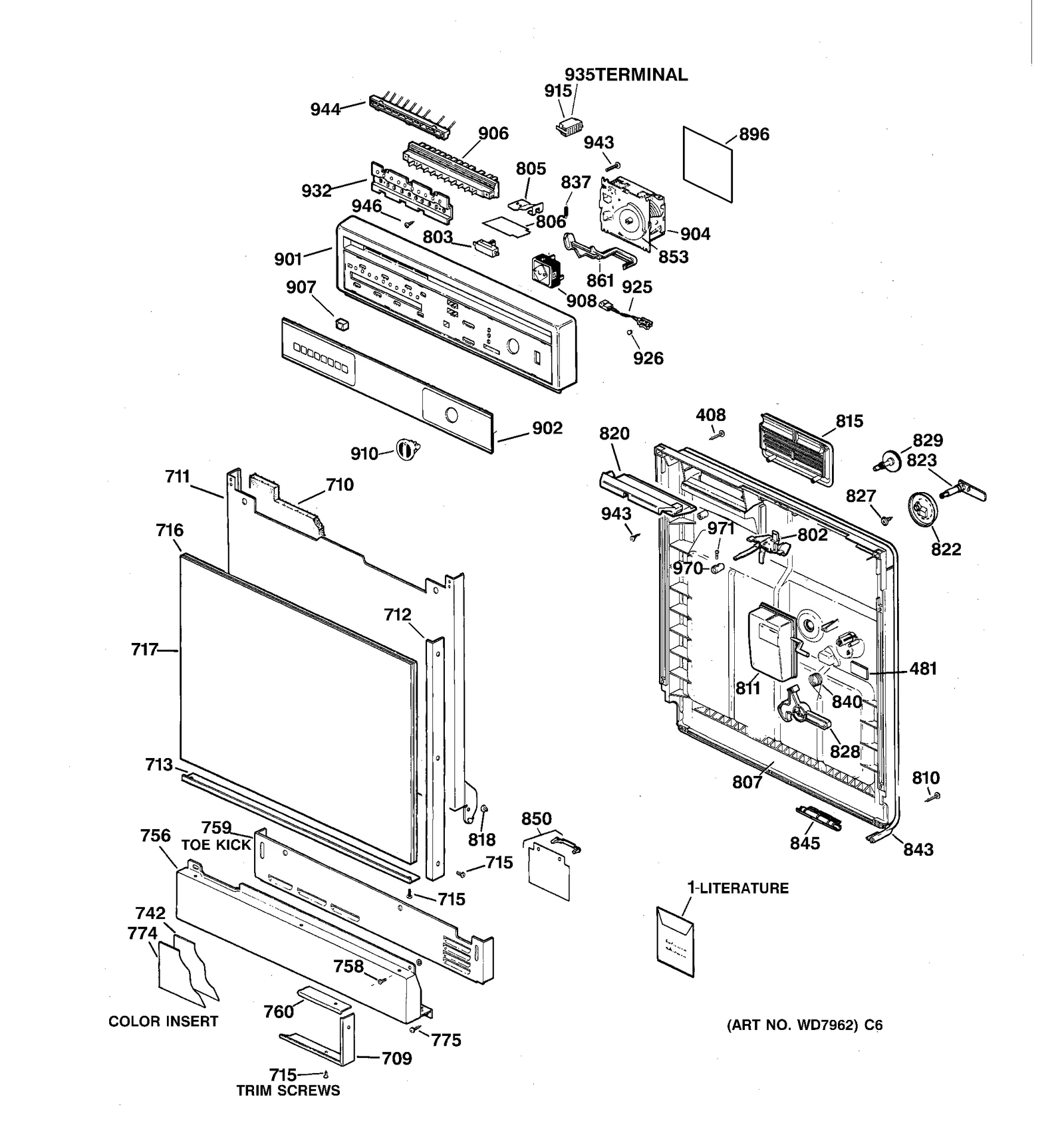 Escutcheon and Insert Assembly