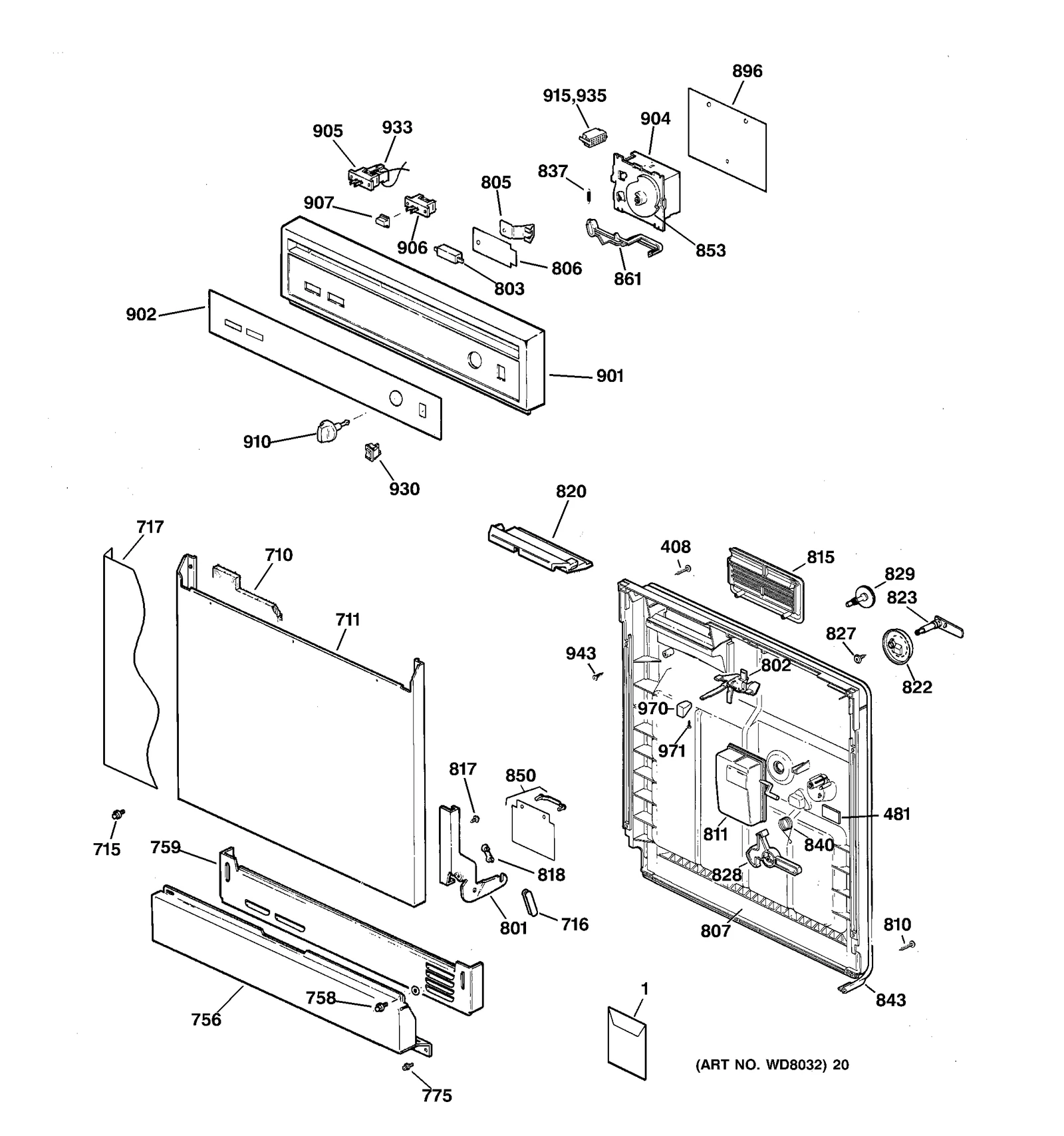 Escutcheon and Insert Assembly