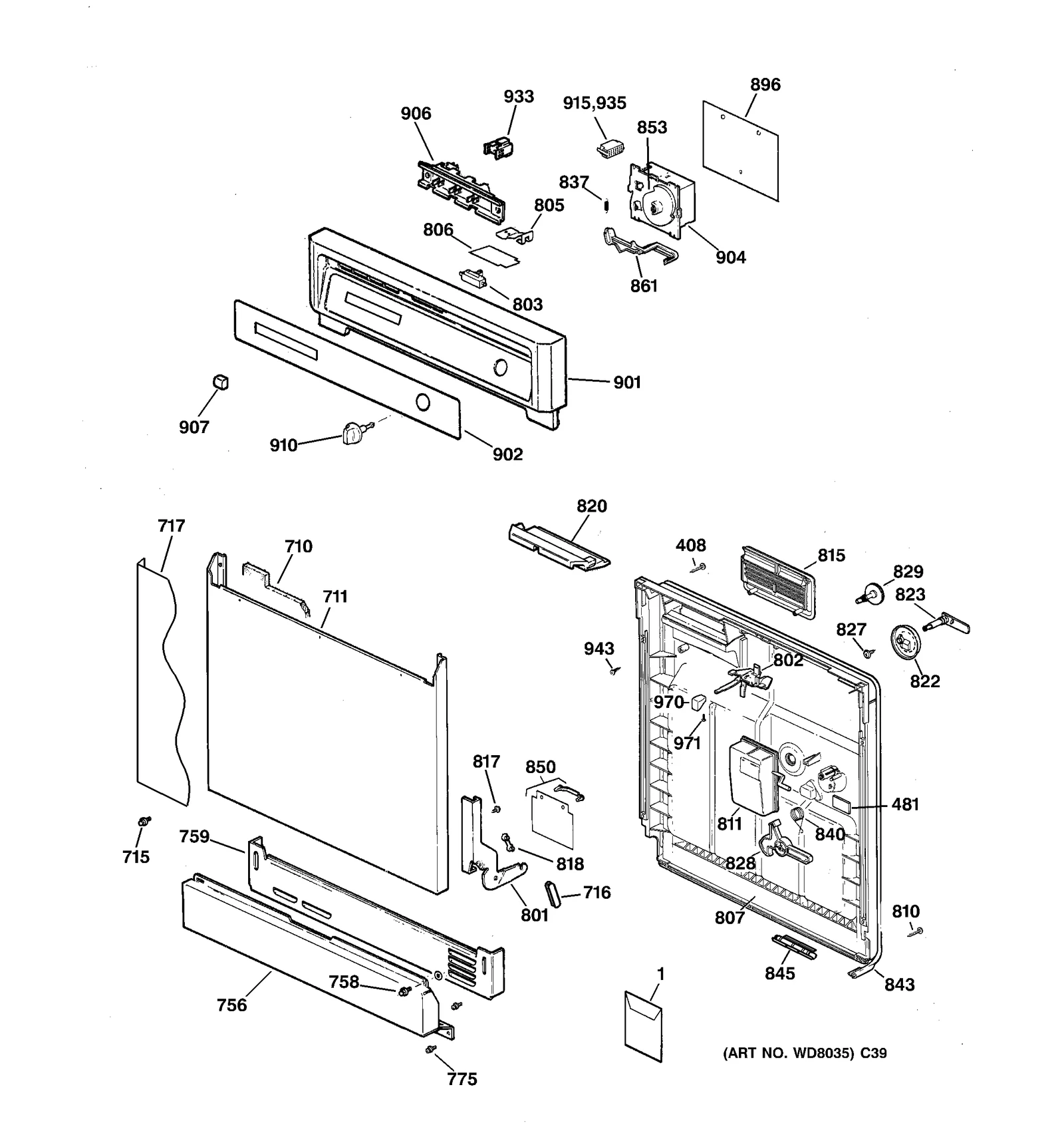 Escutcheon and Insert Assembly