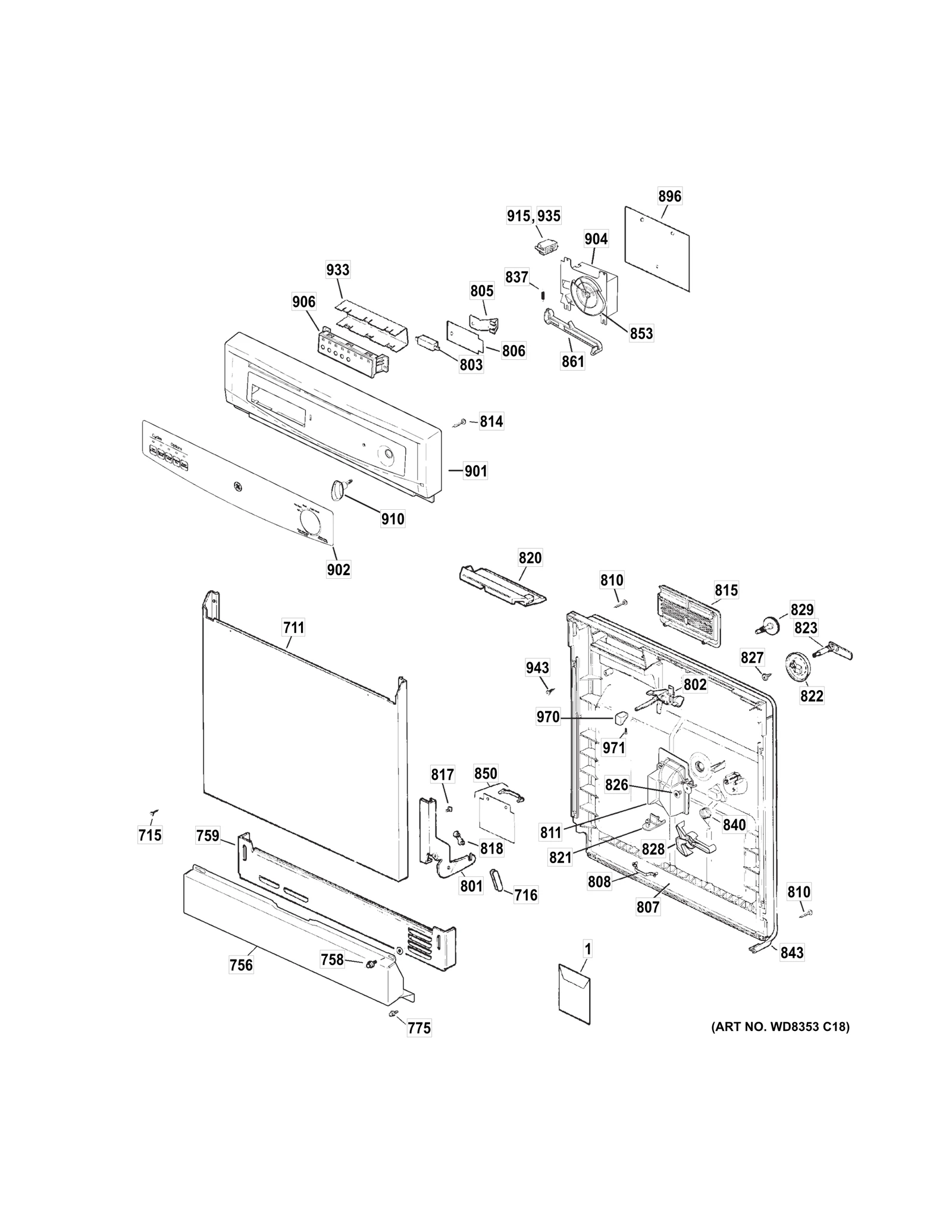 Escutcheon and Insert Assembly