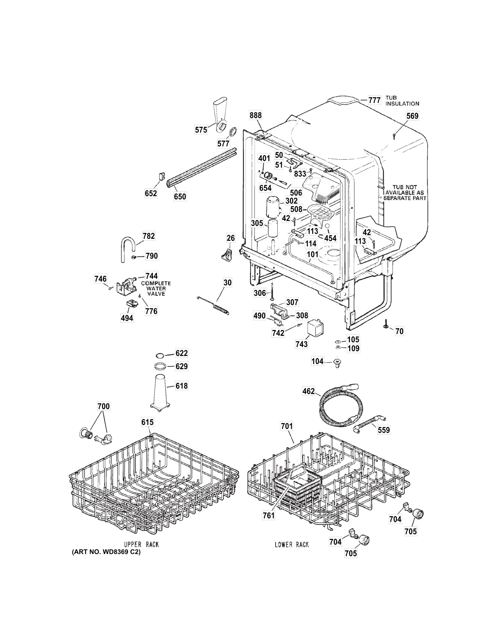 Upper Rack Tower