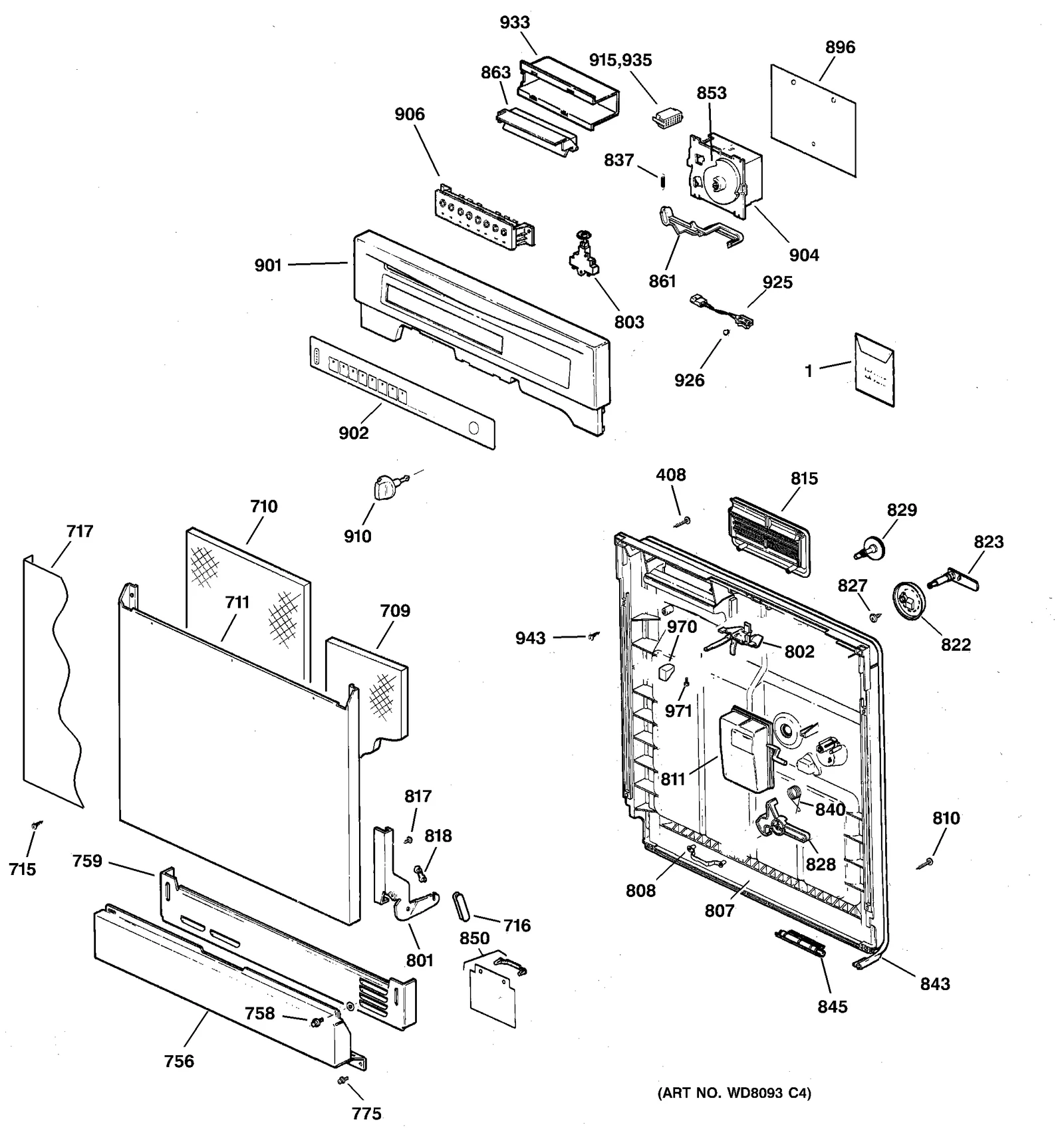 Control Panel and Insert