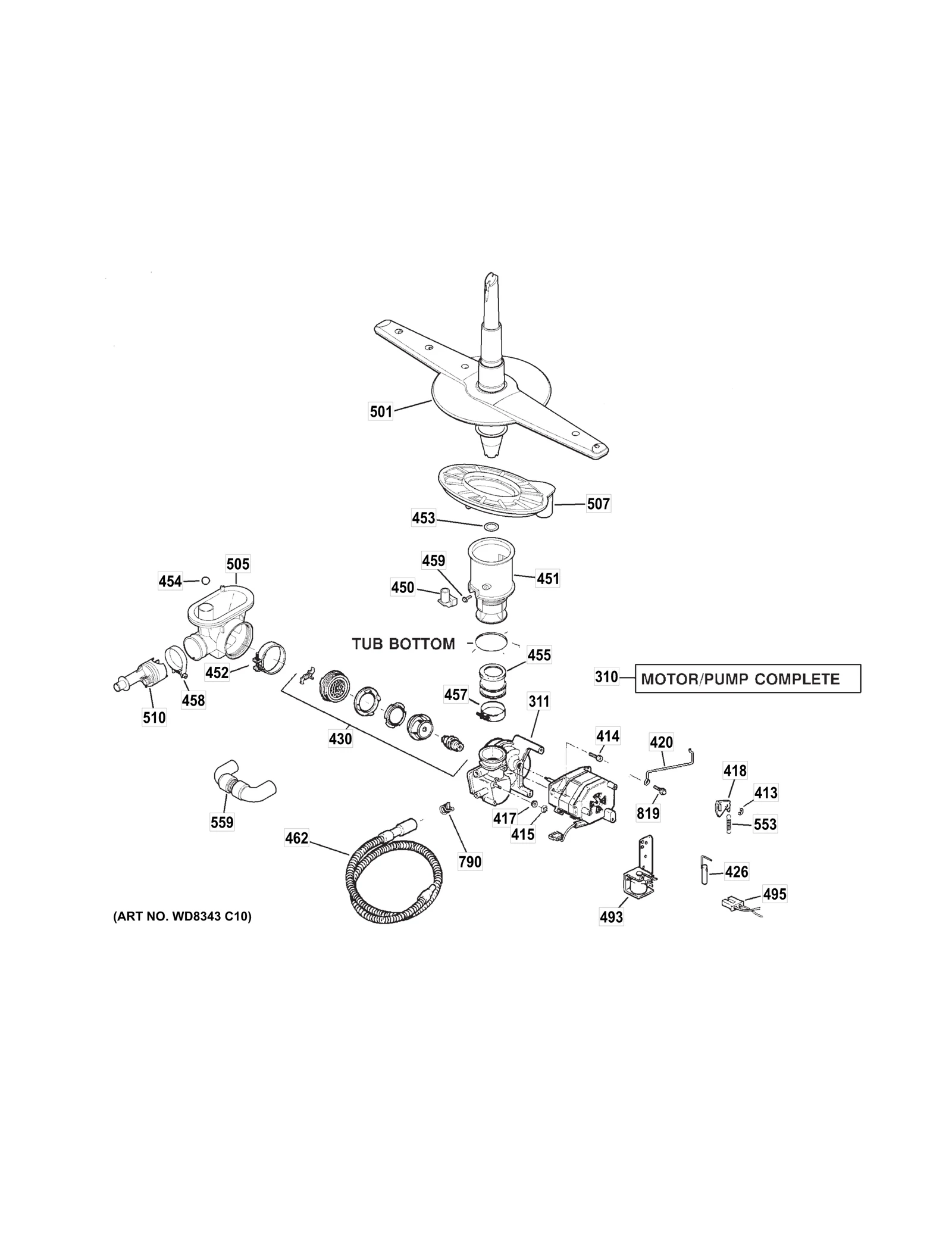 Pump and Motor Assembly