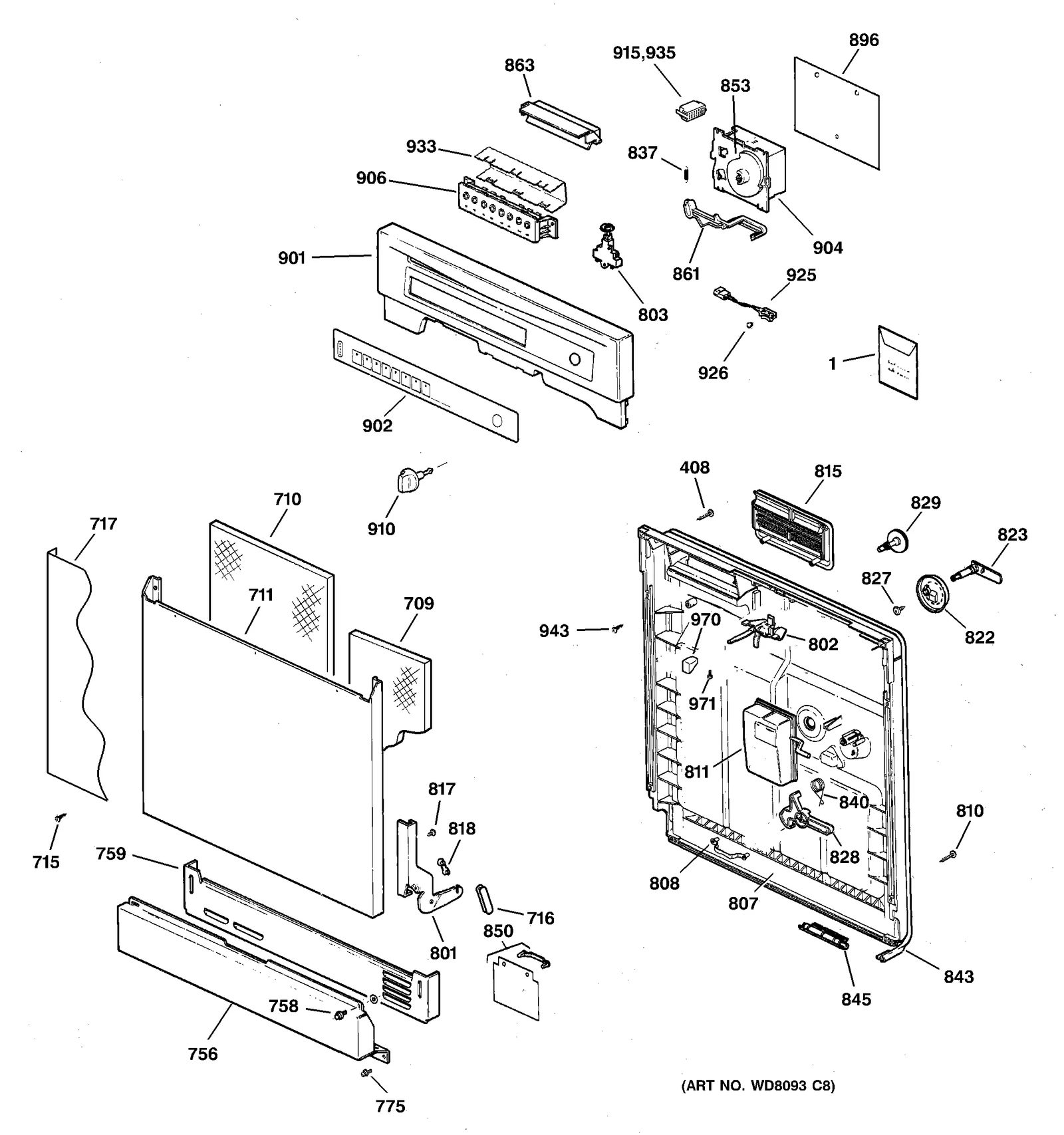Control Panel and Insert