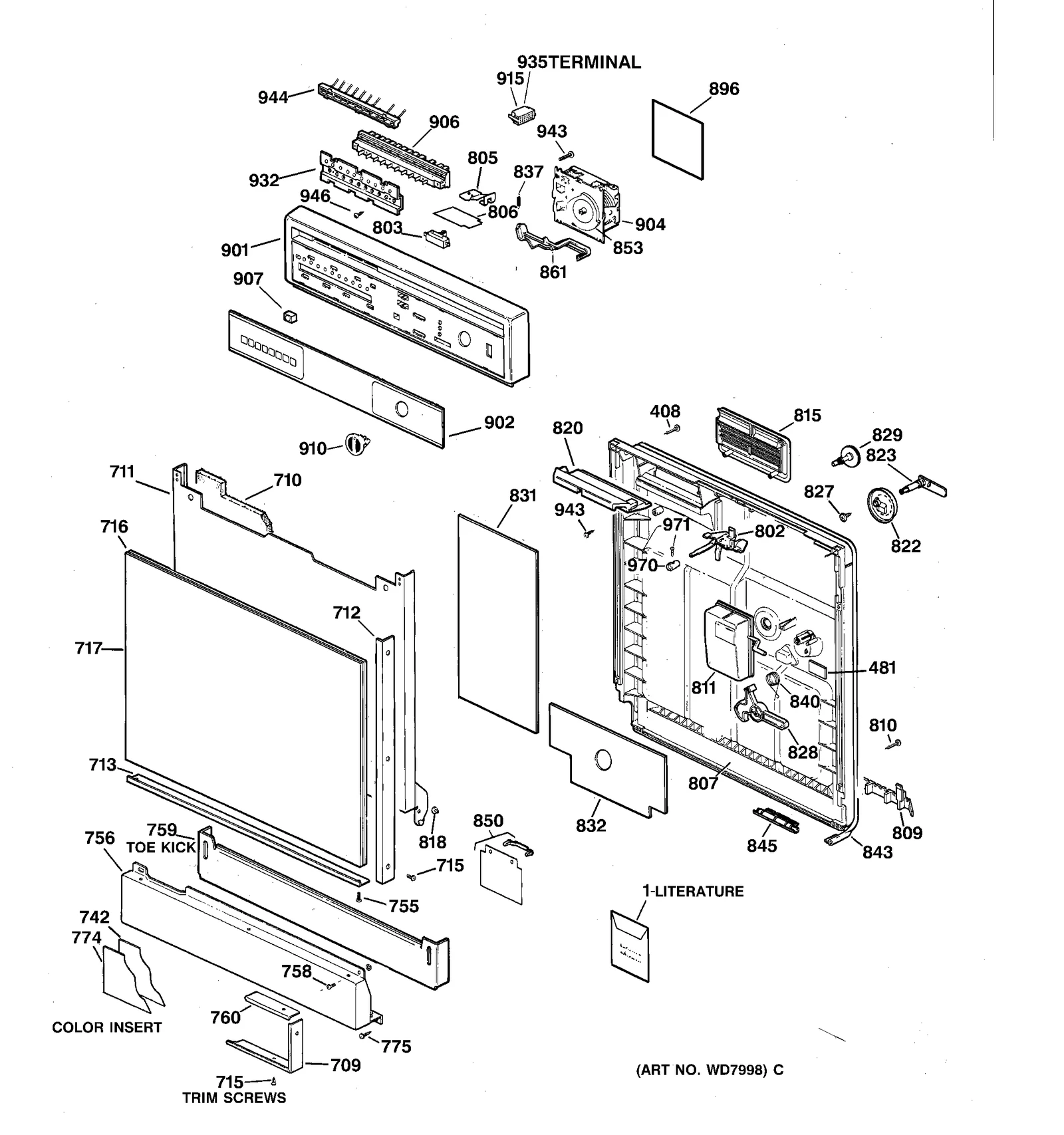Escutcheon and Insert Assembly