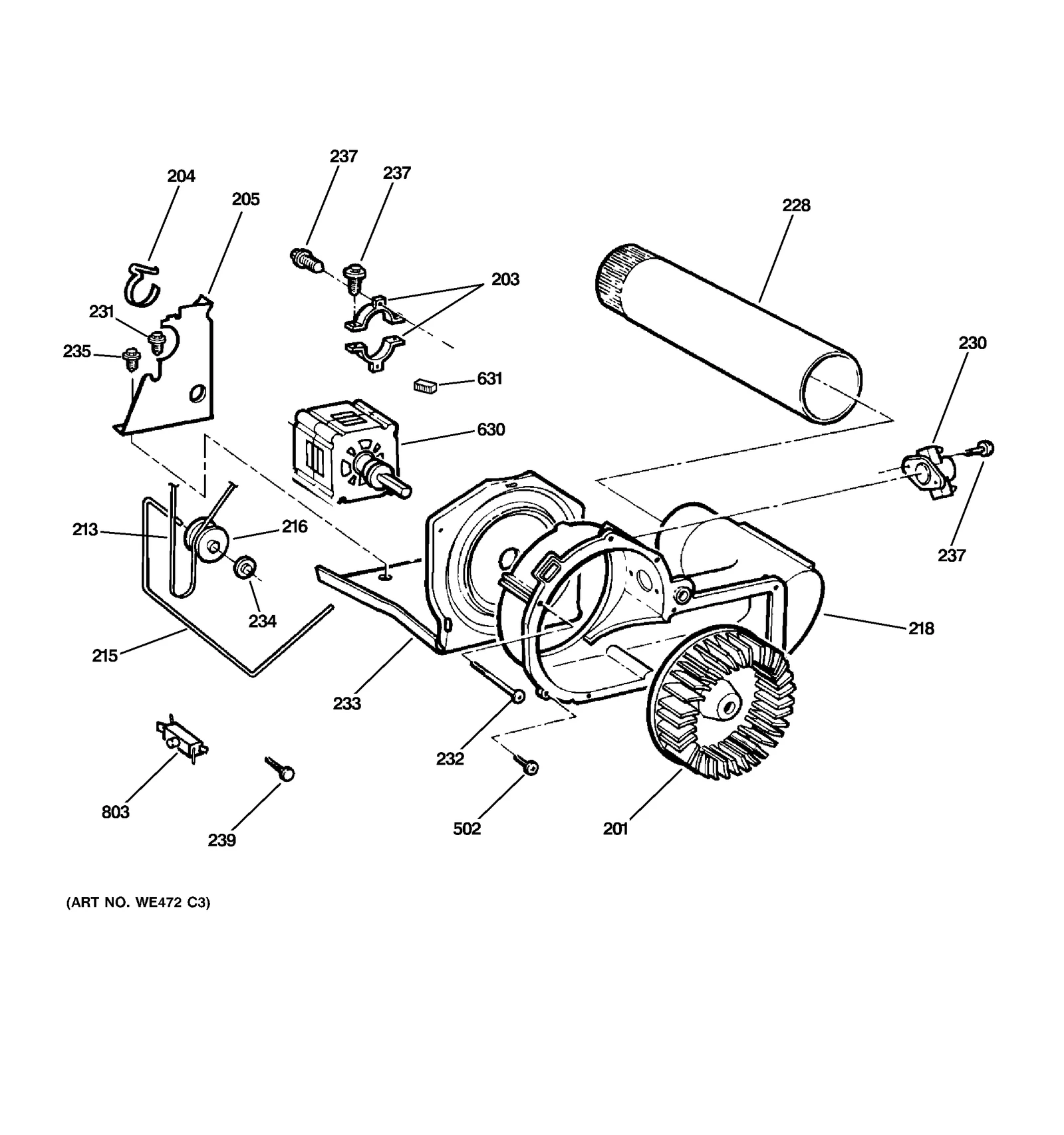 Motor and Pulley Kit
