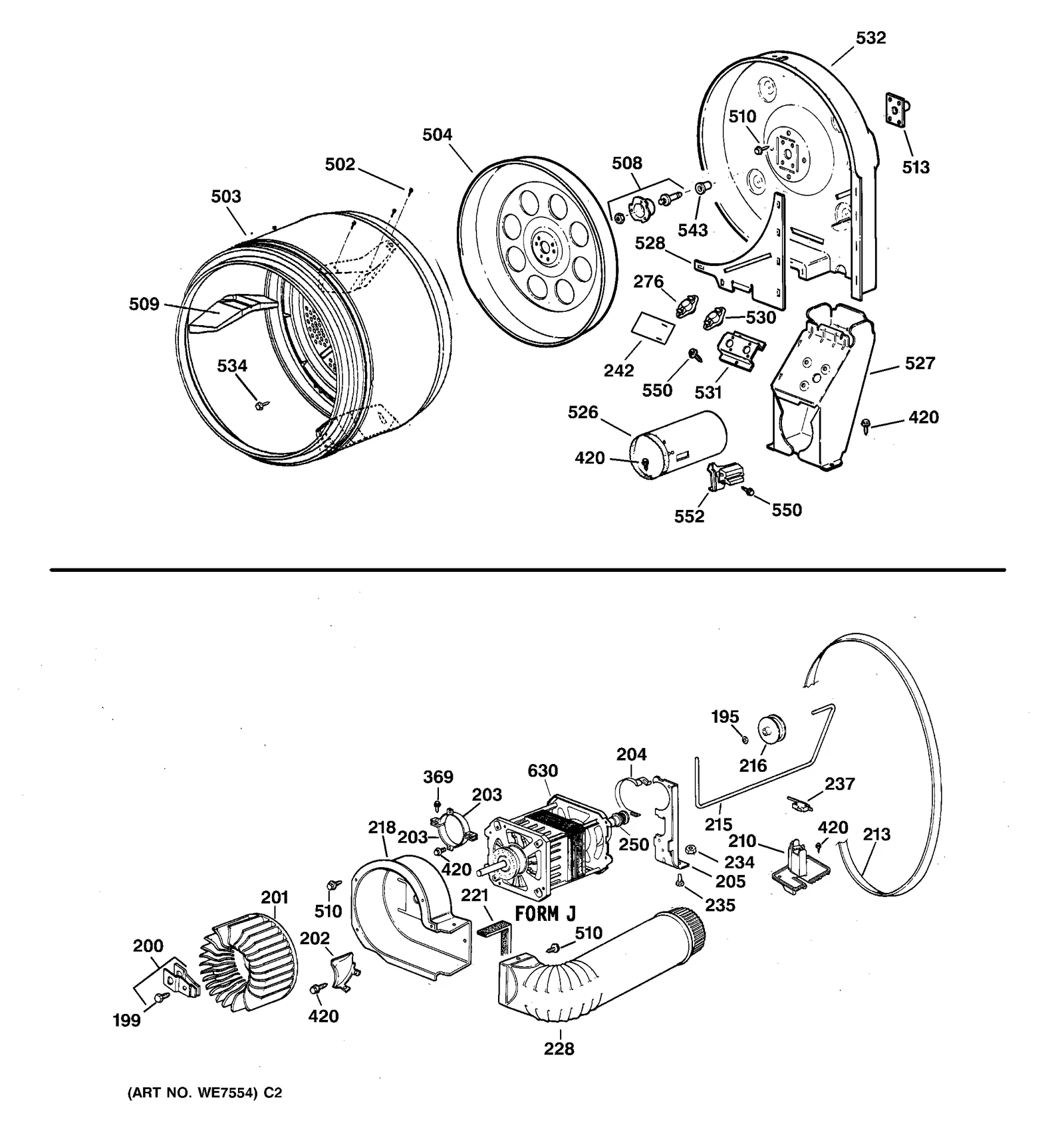 Drum and Foam Assembly