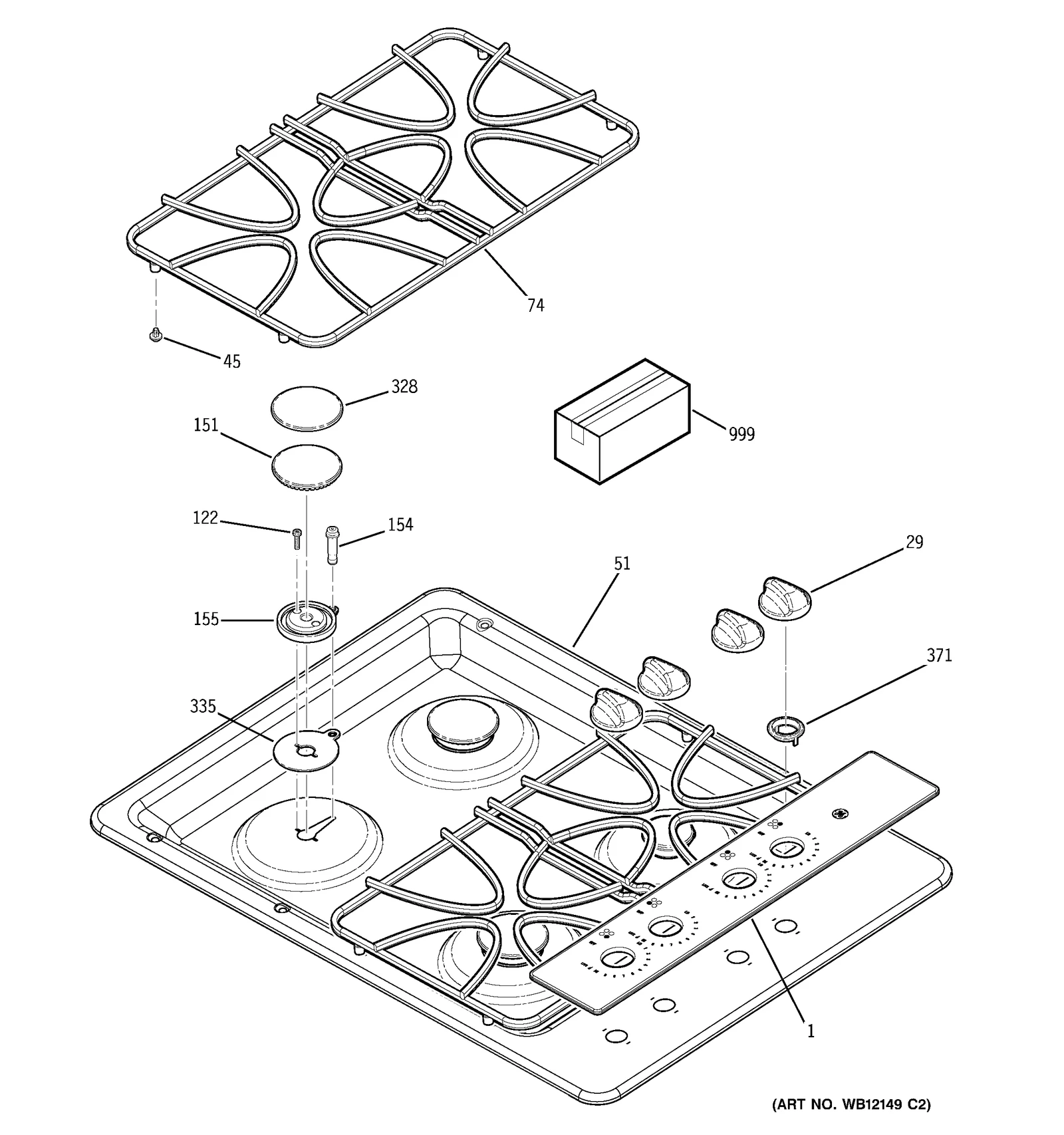 Gas Valve Knob