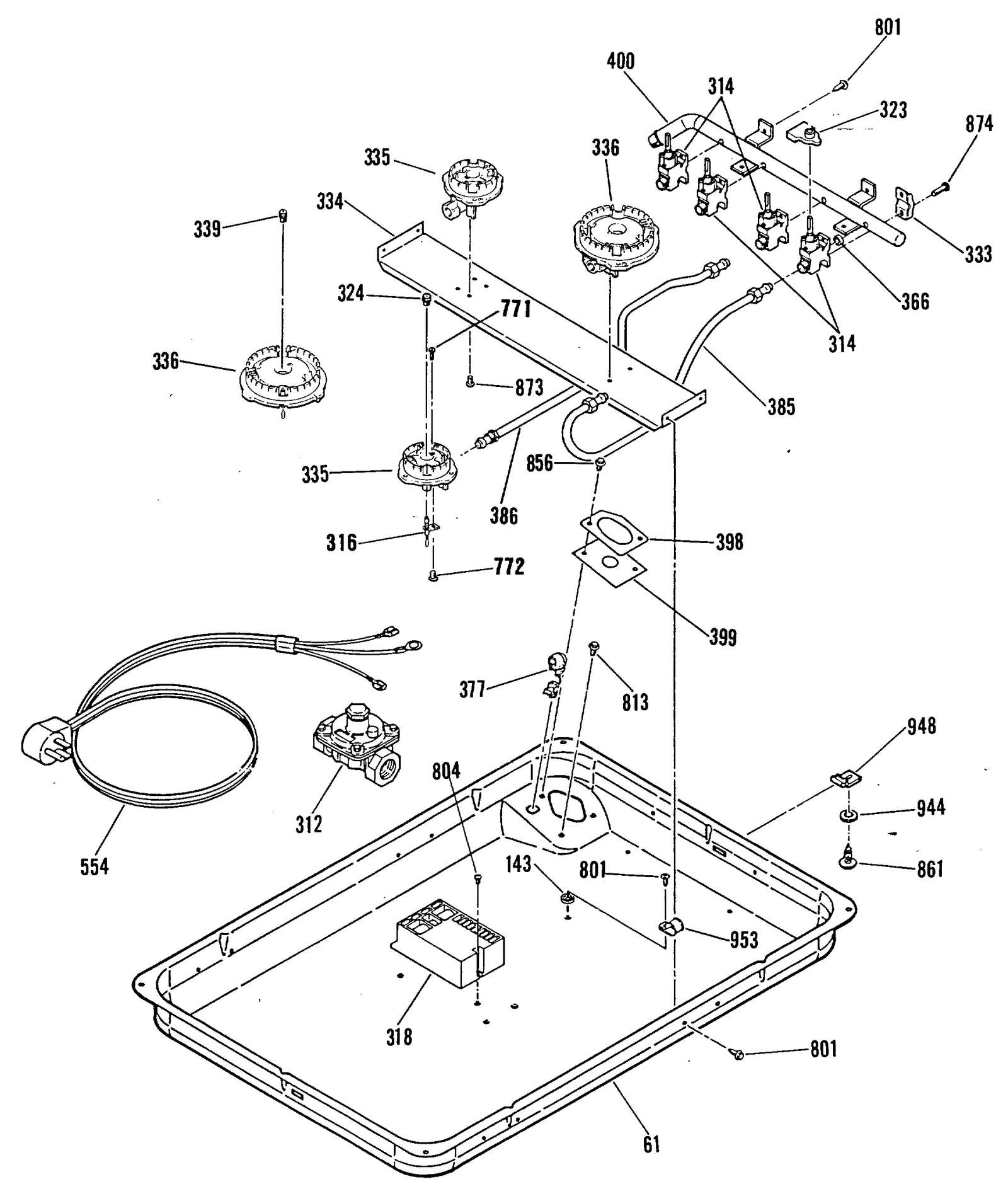 Burner Tube Assembly