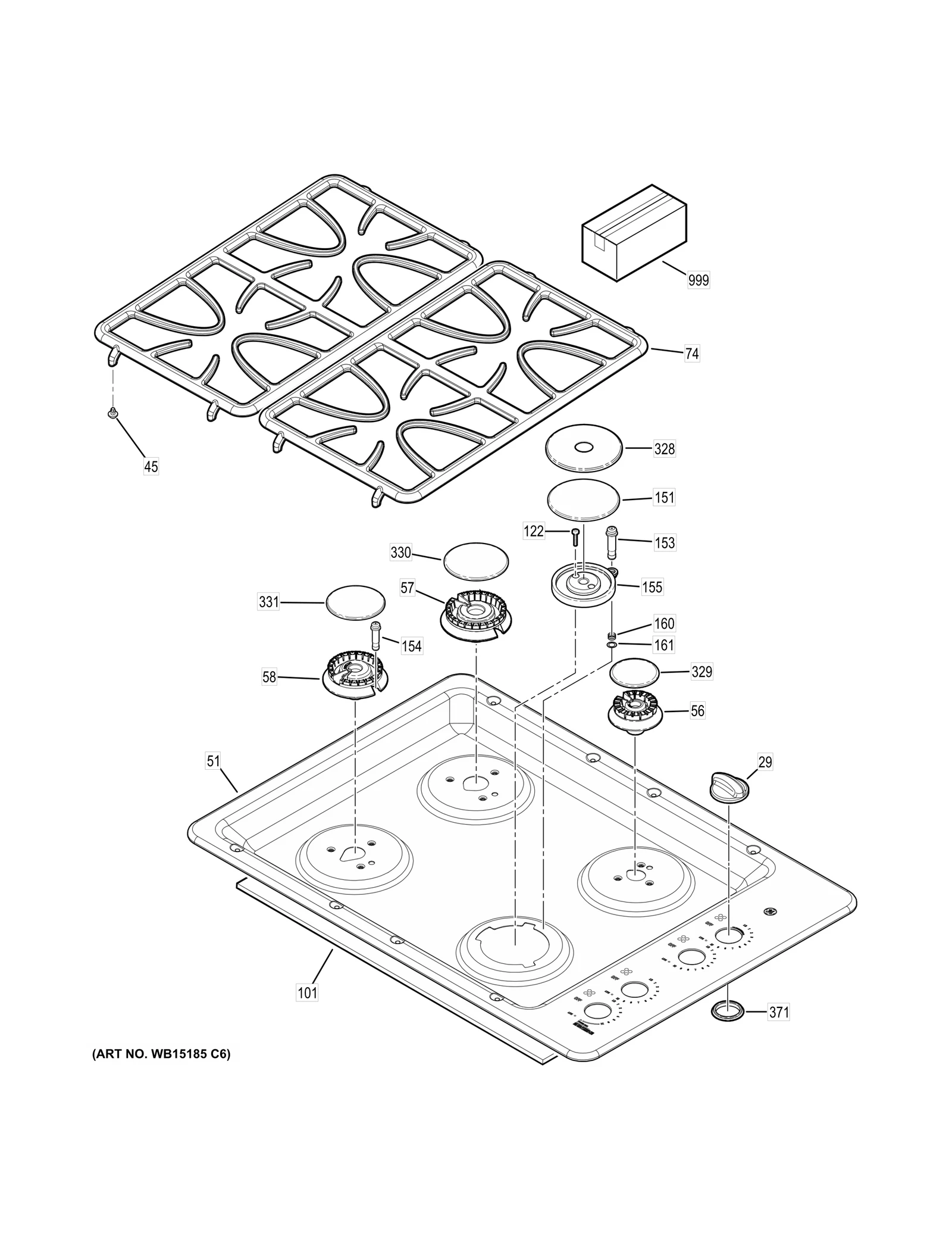 30-Inch Maintop Graphics Assembly