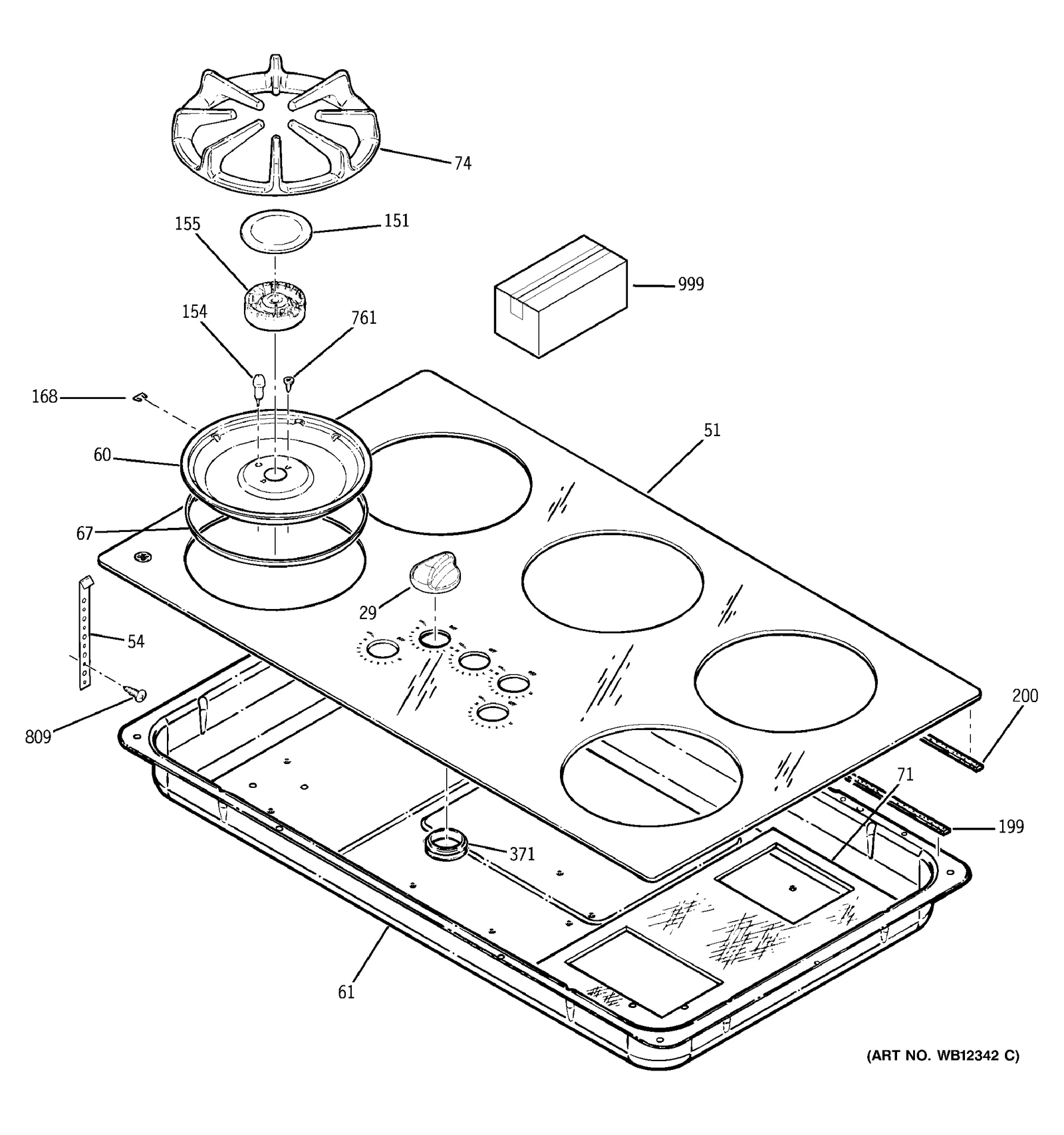 Glass Maintop