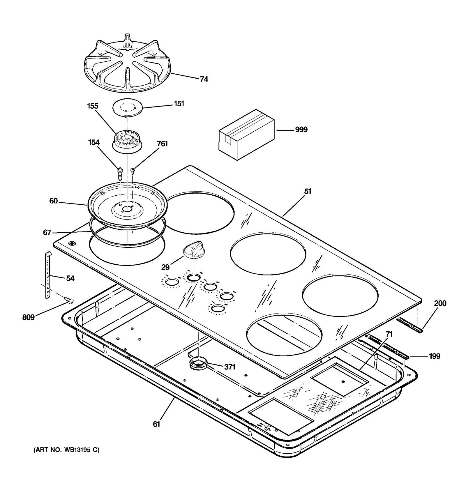 Glass Maintop