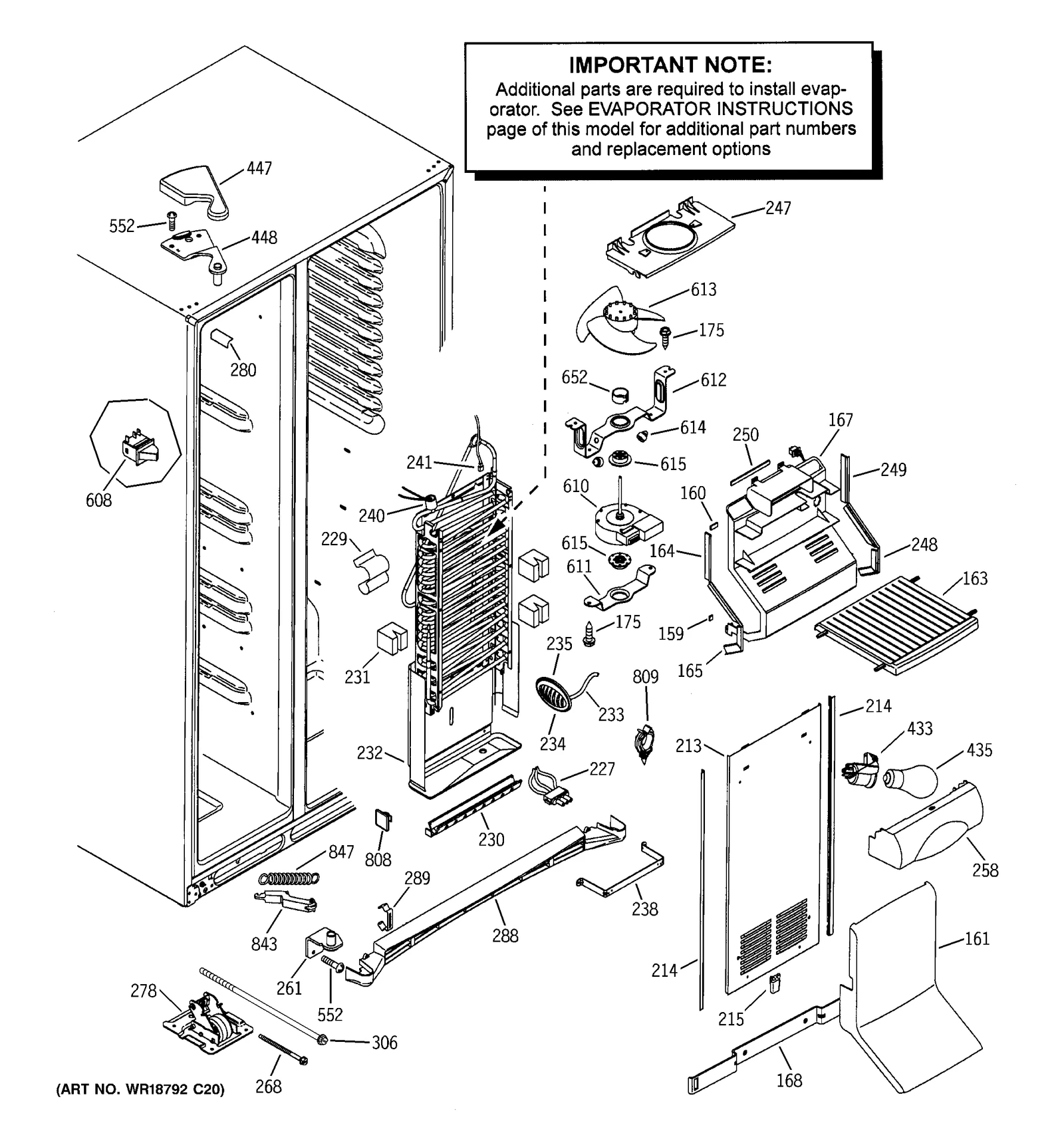 Evaporator Fan Plenum