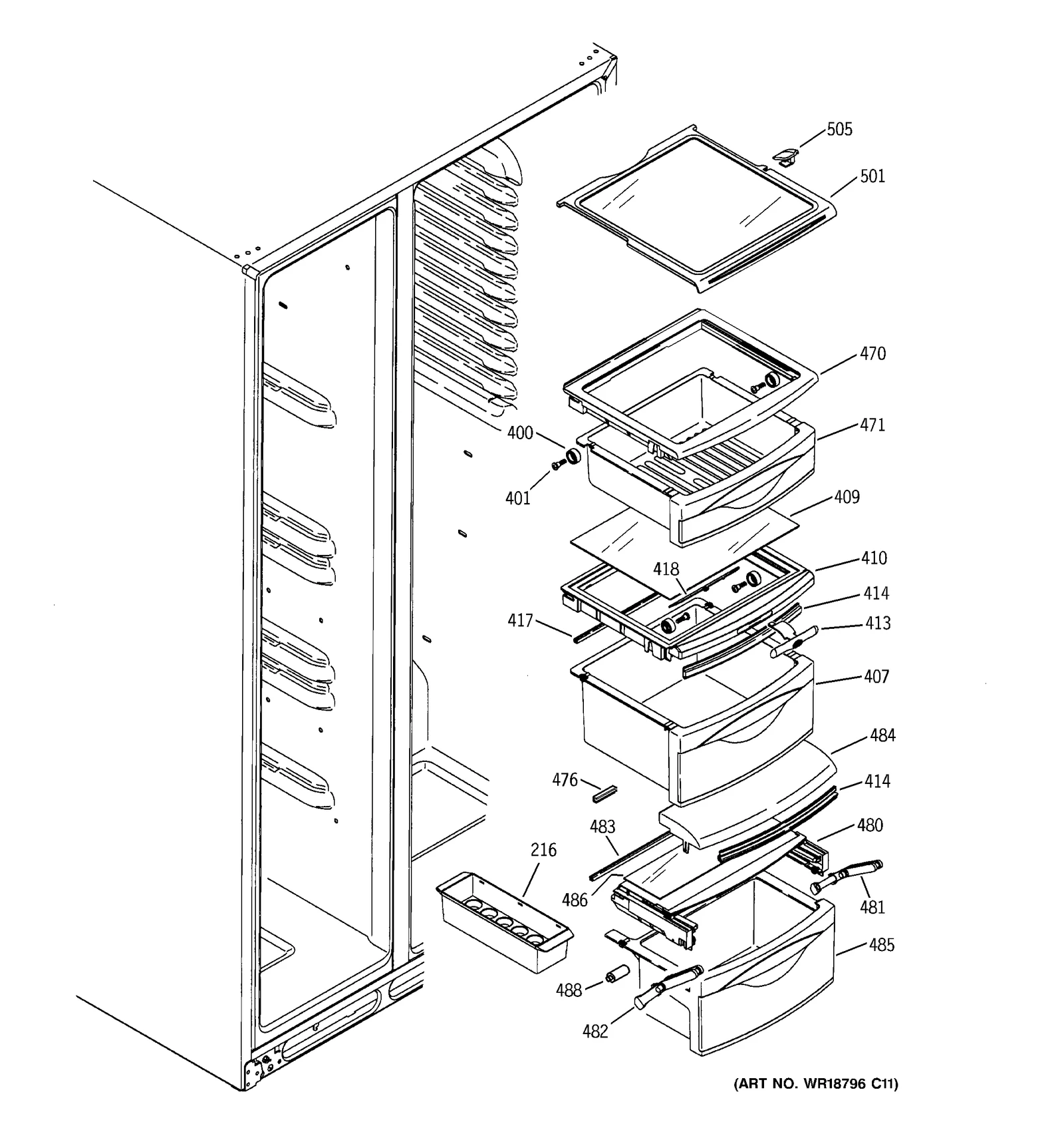 Top Pan Cover Assembly