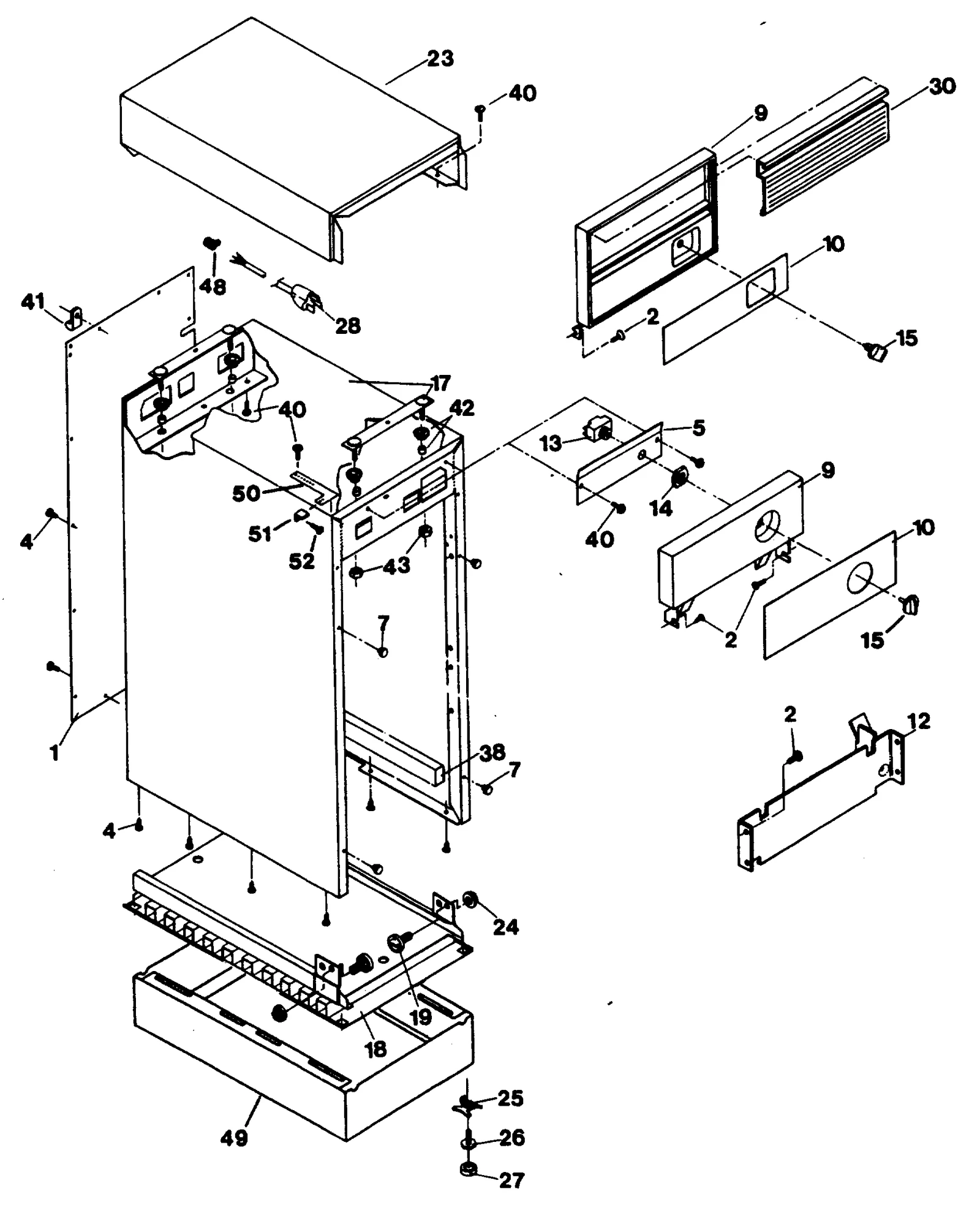 Bottom Assembly (Inclusive Rollers)