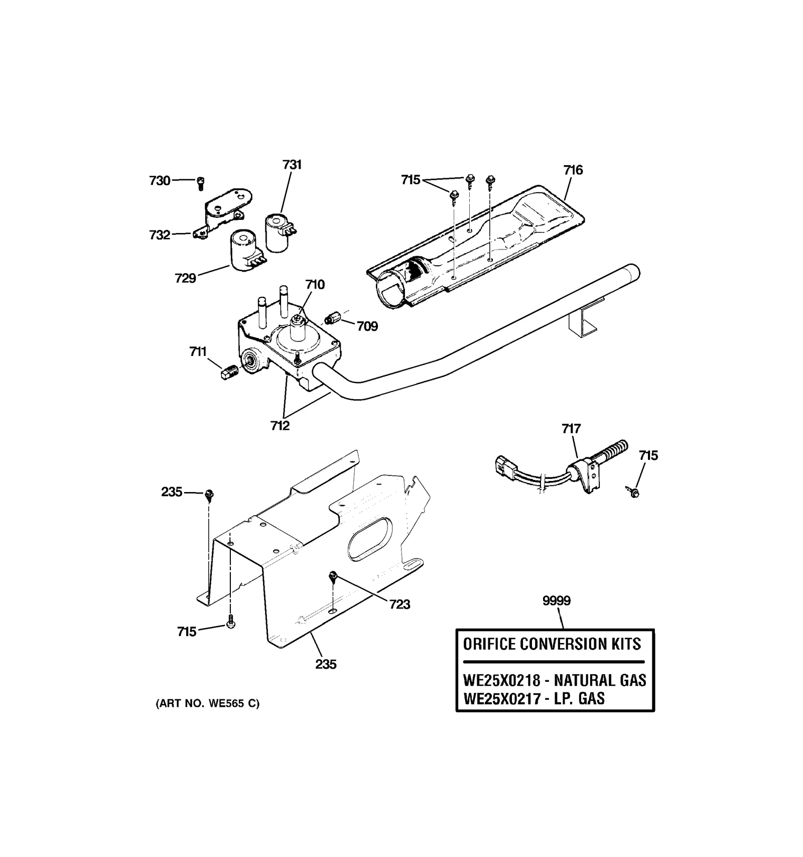 Gas Valve Bracket