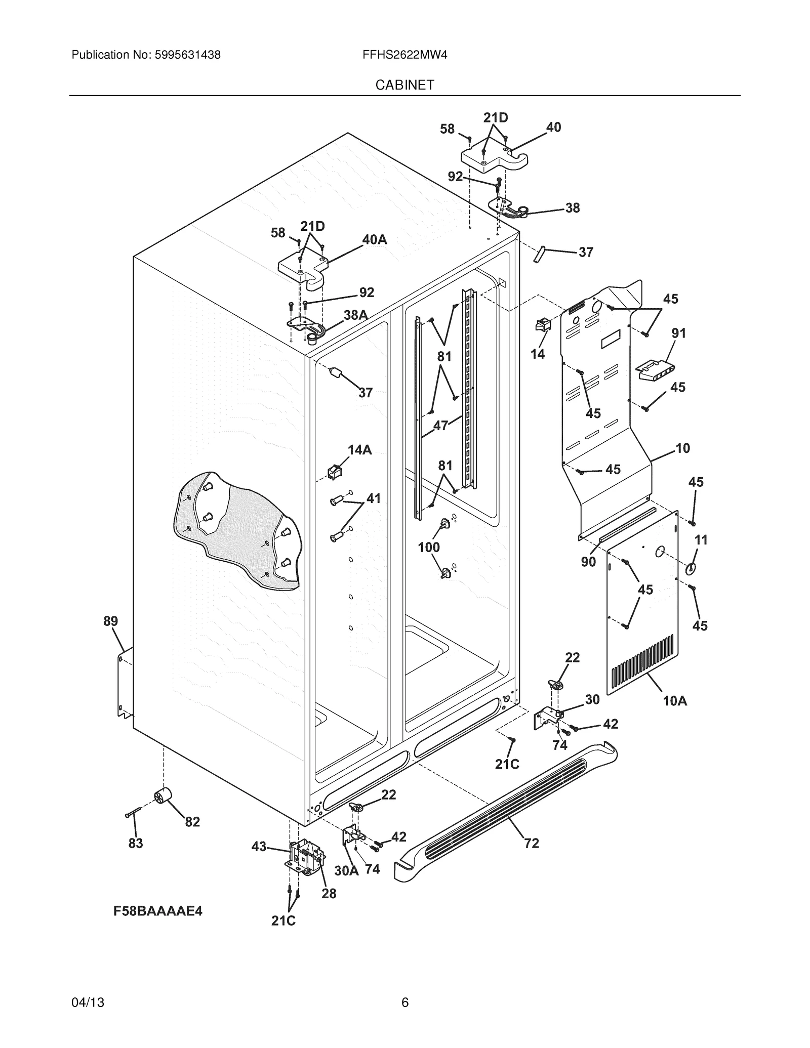 Crisper Cover Support