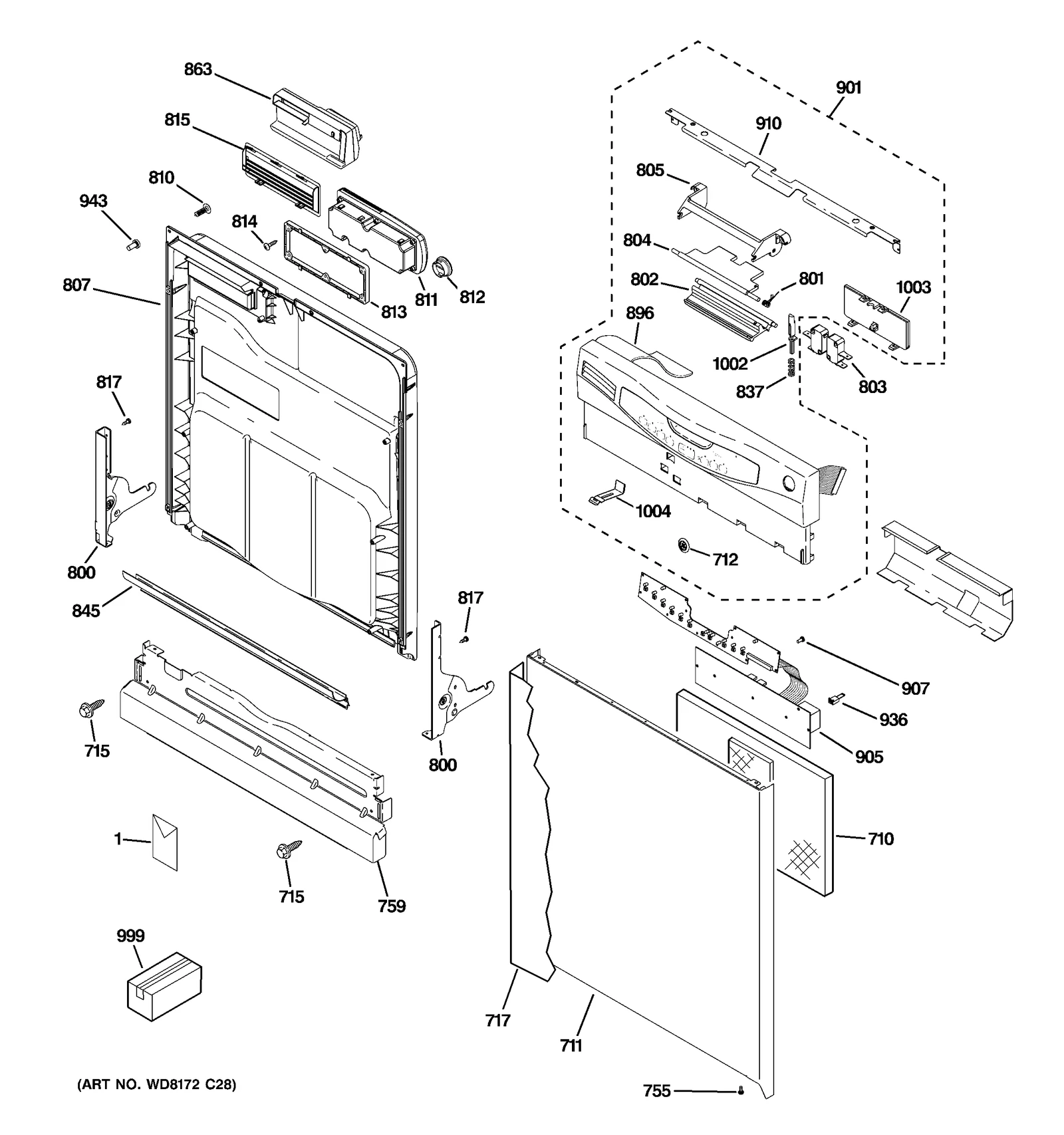 Escutcheon Assembly PS WW