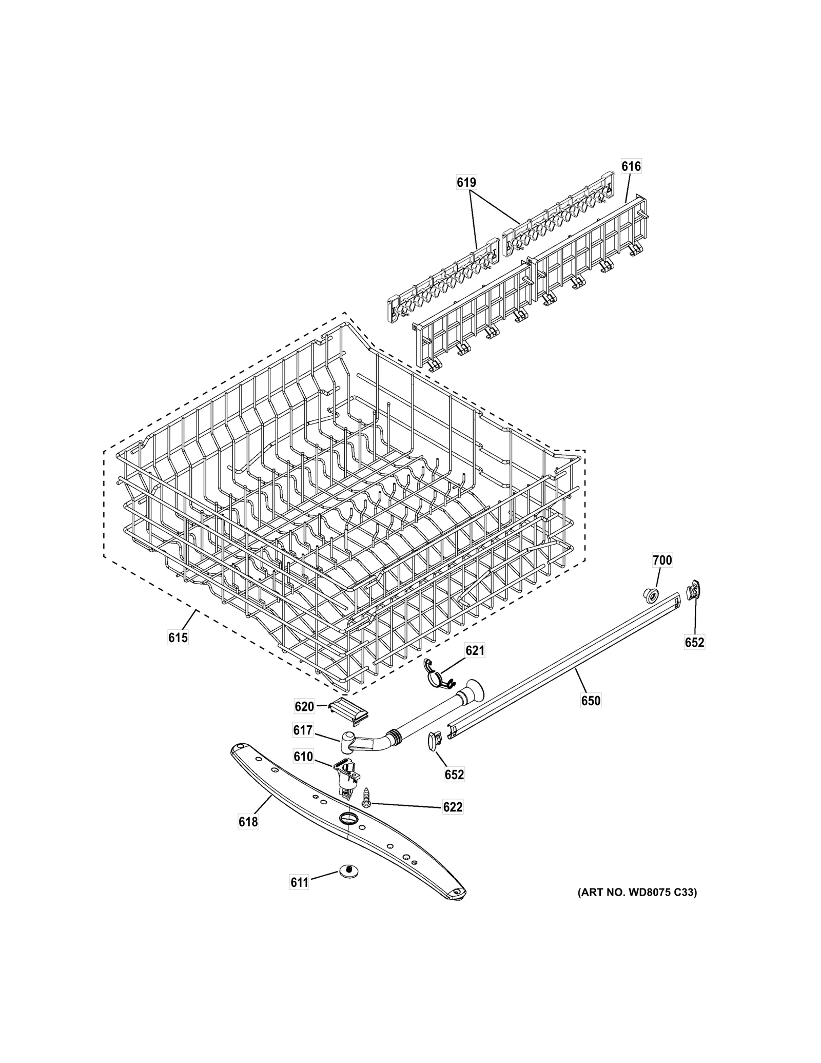 Upper Rack Assembly
