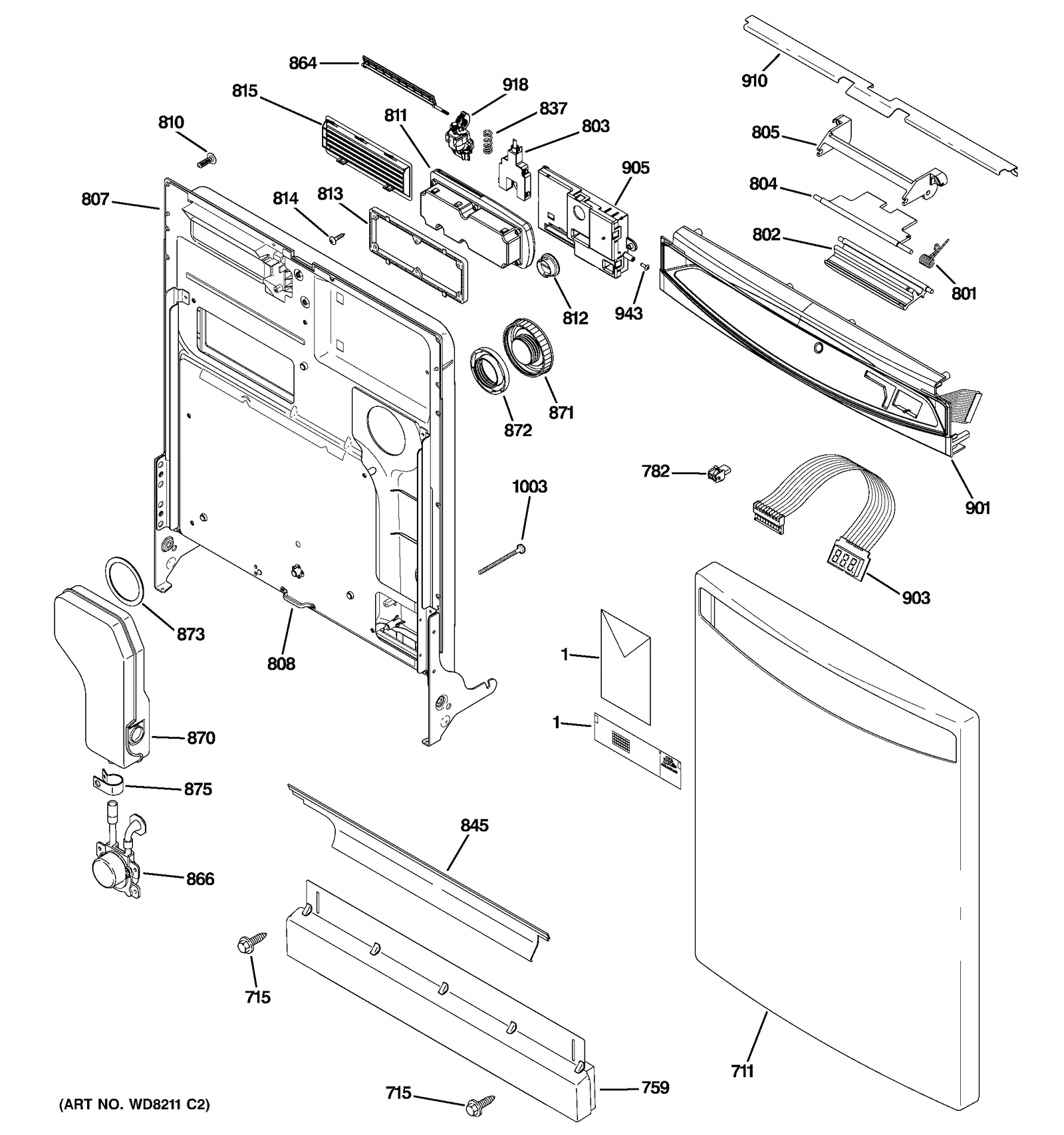 Escutcheon Bow Assembly