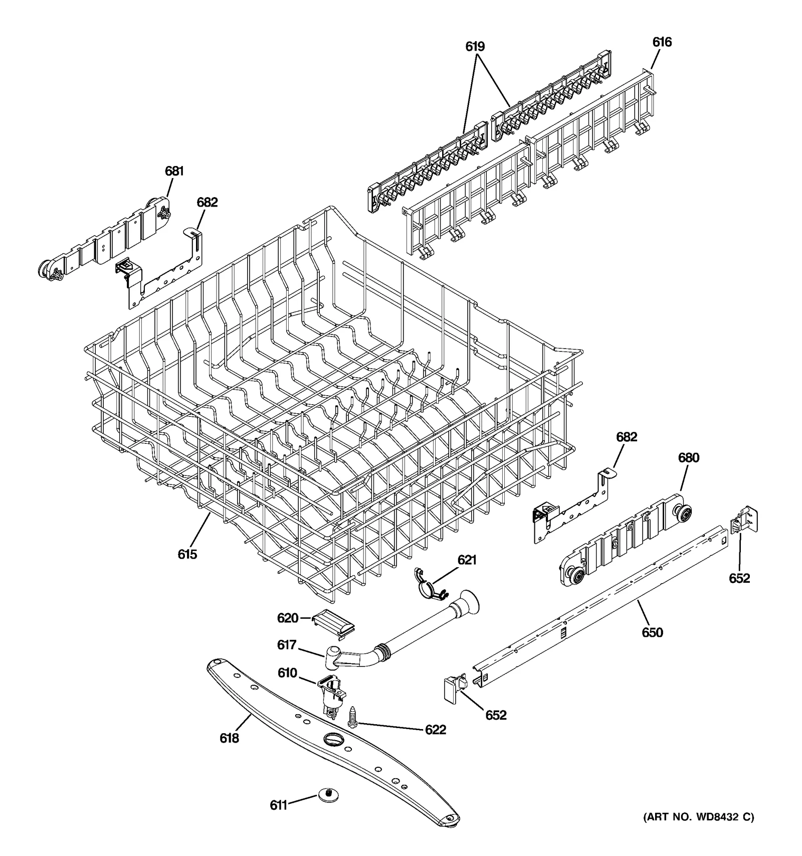 Roller and Bracket Assembly