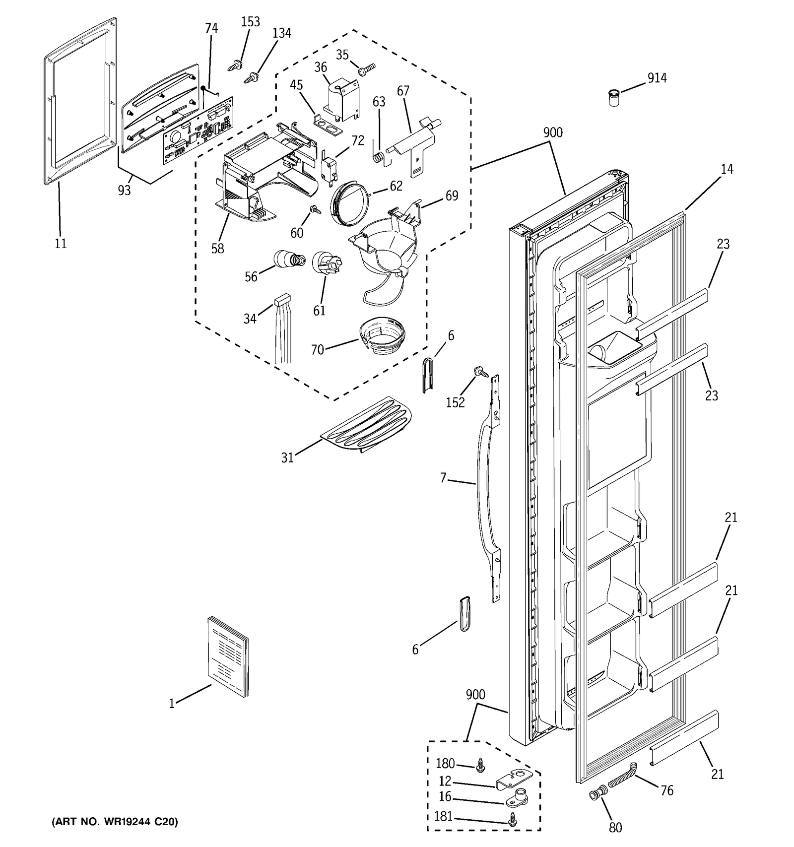 Door Shelf Bar