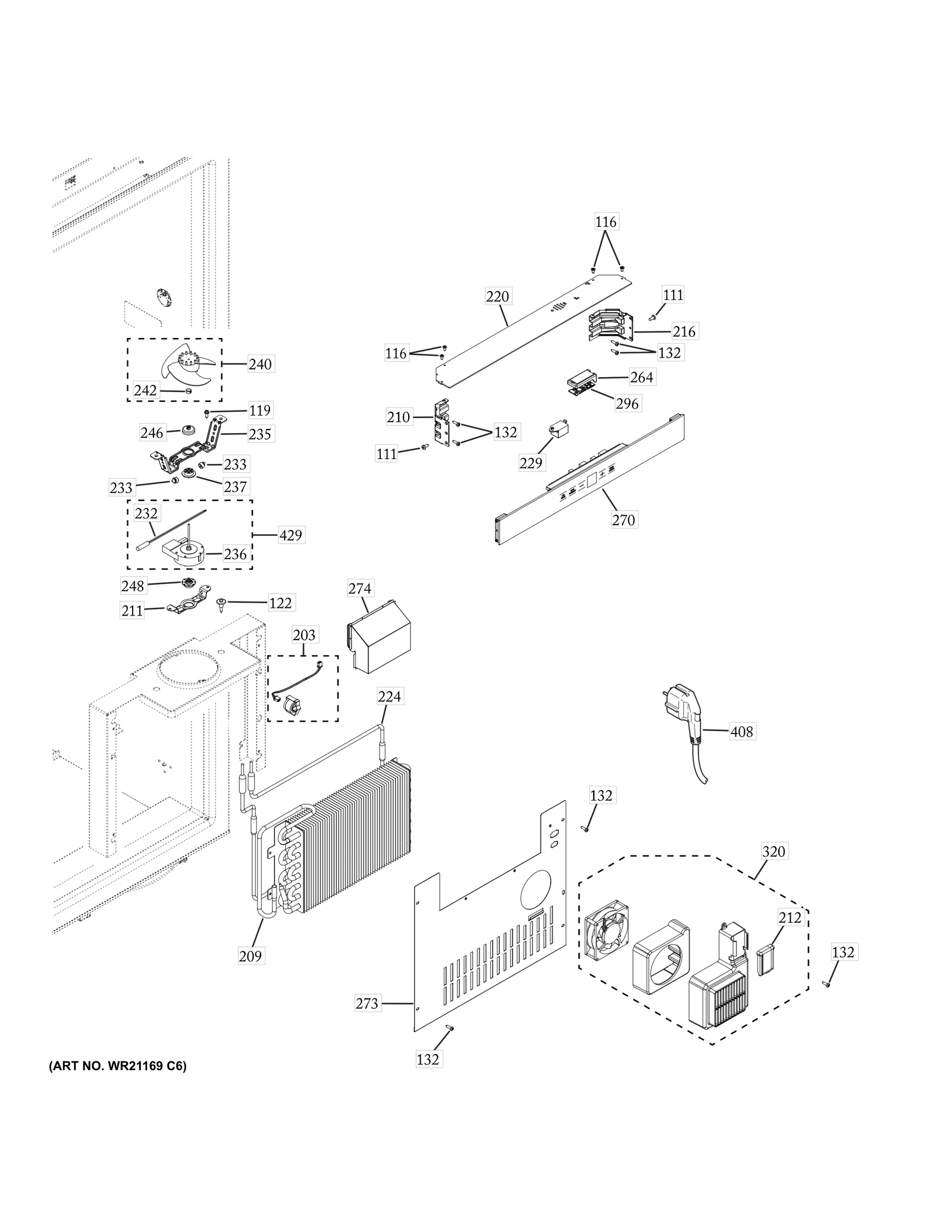 User Interface Top Cover 36"