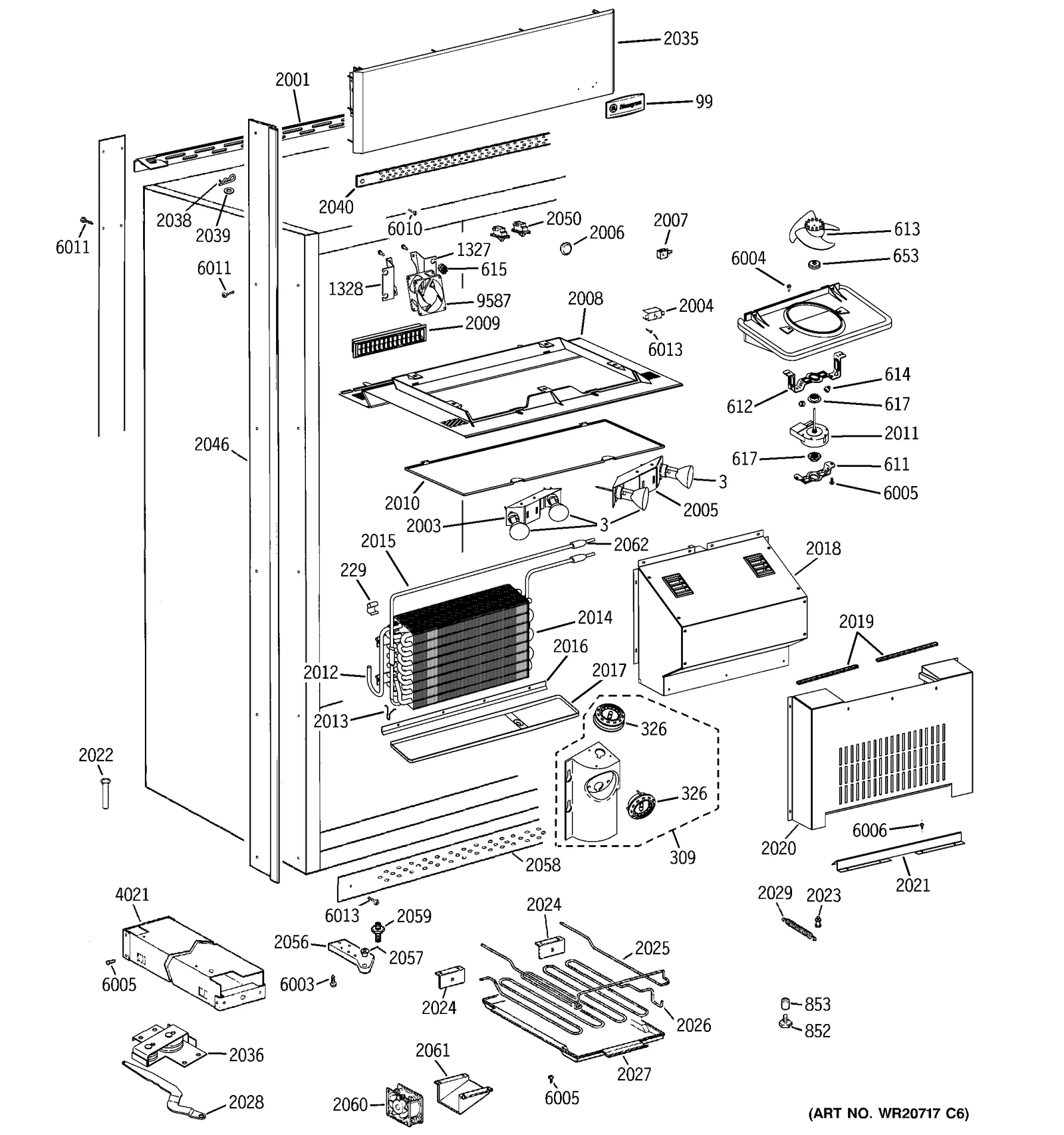 Evaporator Trough Catch