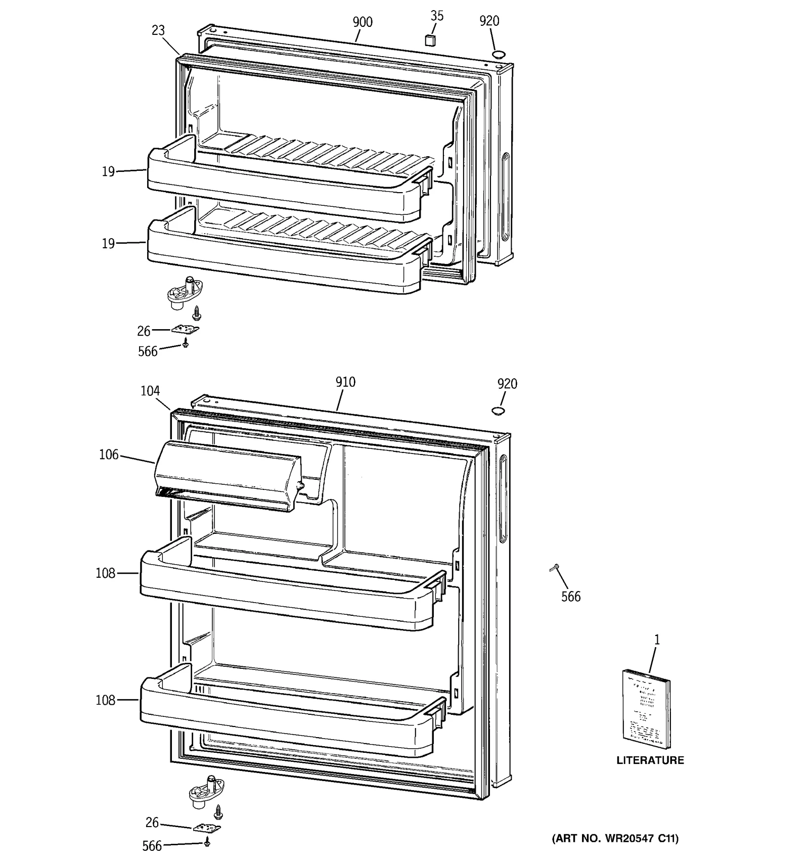 Door Foam Assembly
