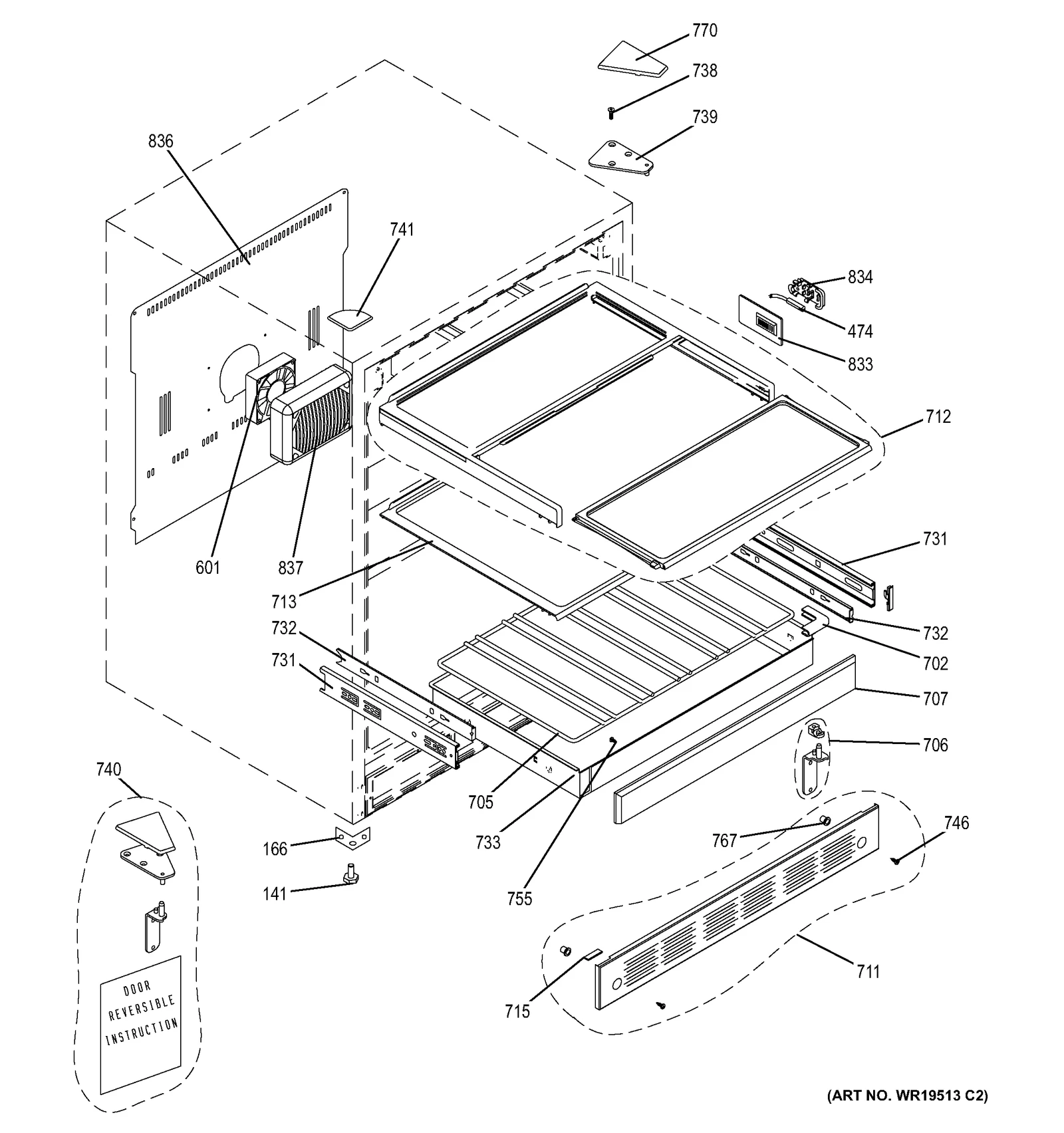 Evaporator Fan Cover