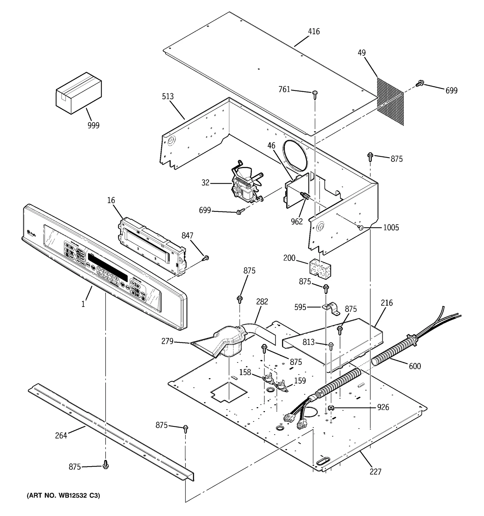 Control Panel Assembly 30 (Stainless Steel)