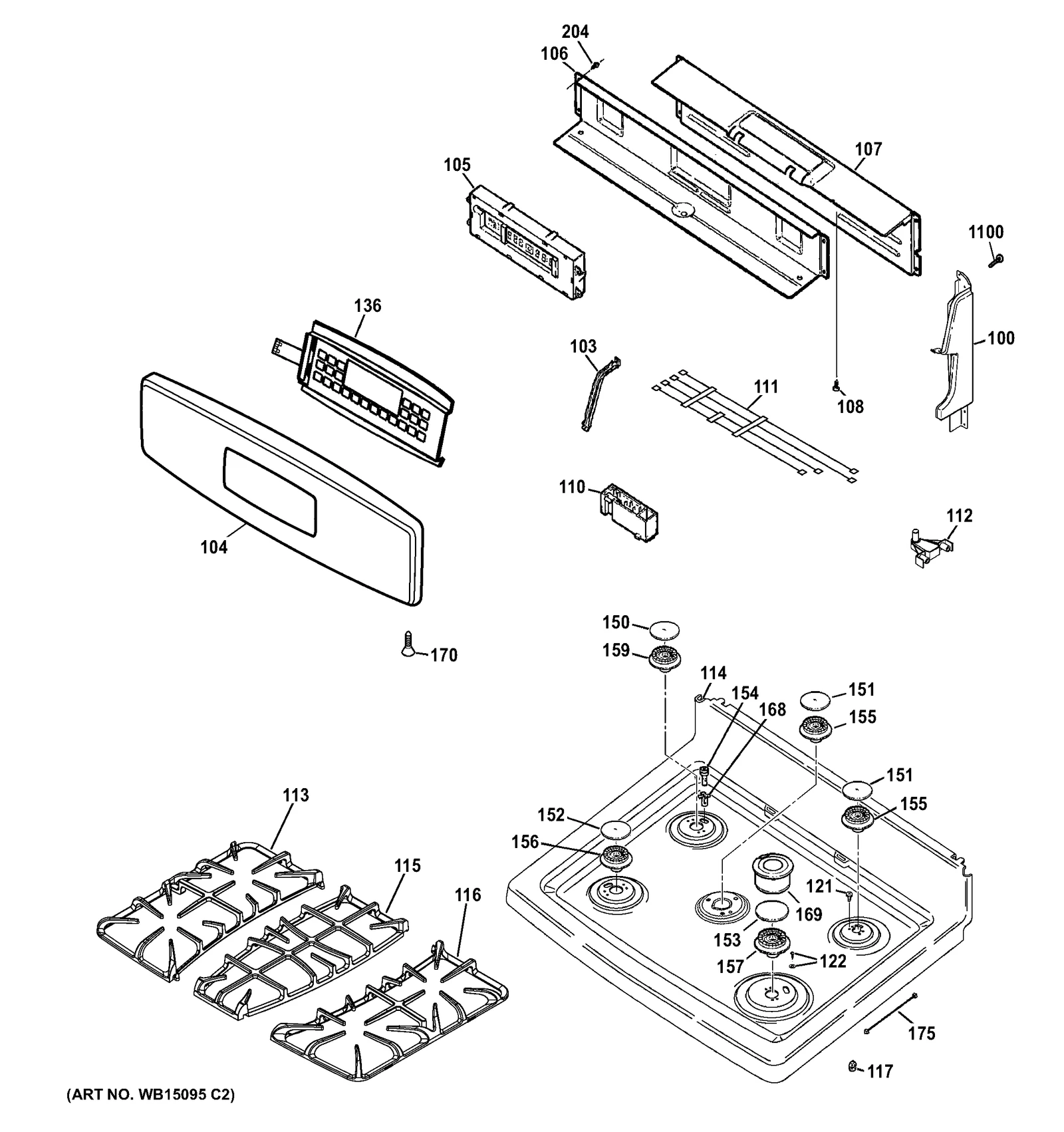 Top and Bracket Assembly