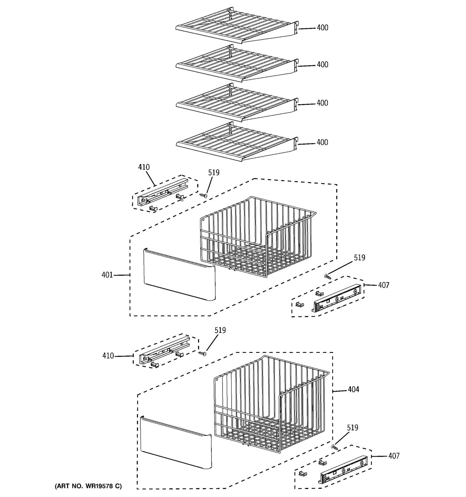 Wire Shelf Assembly