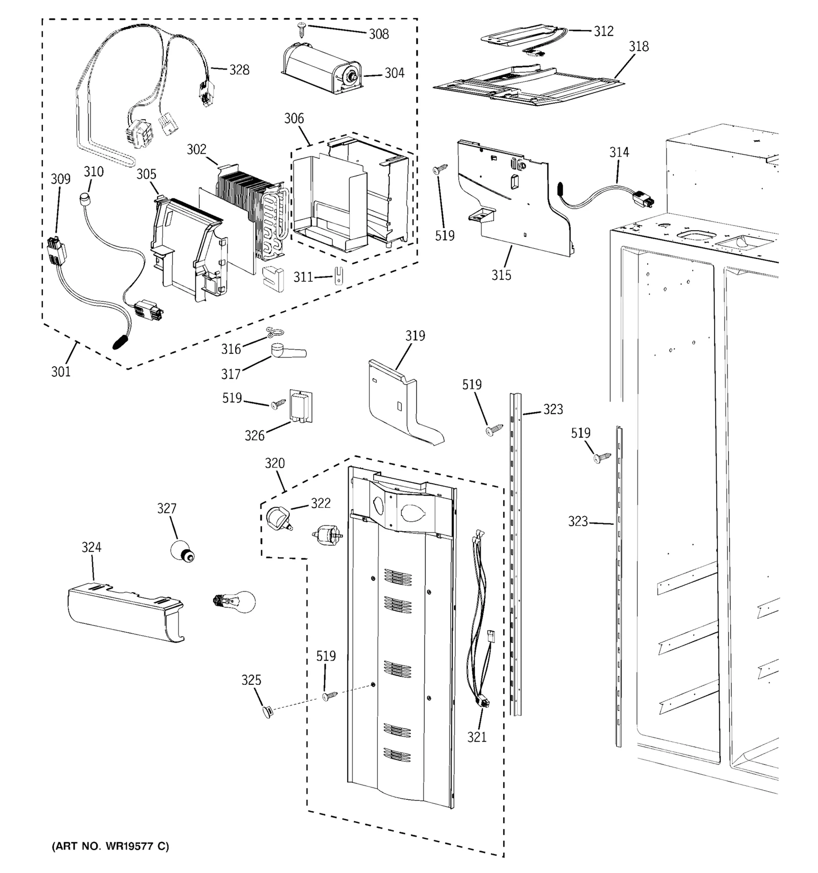 Air Duct Cover Assembly