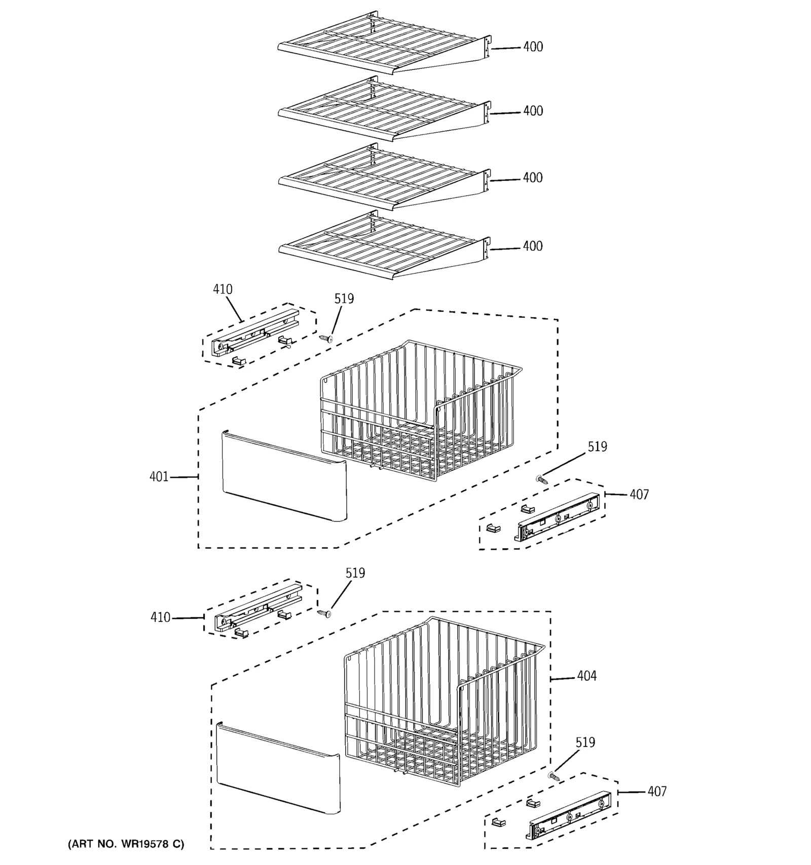 Wire Shelf Assembly