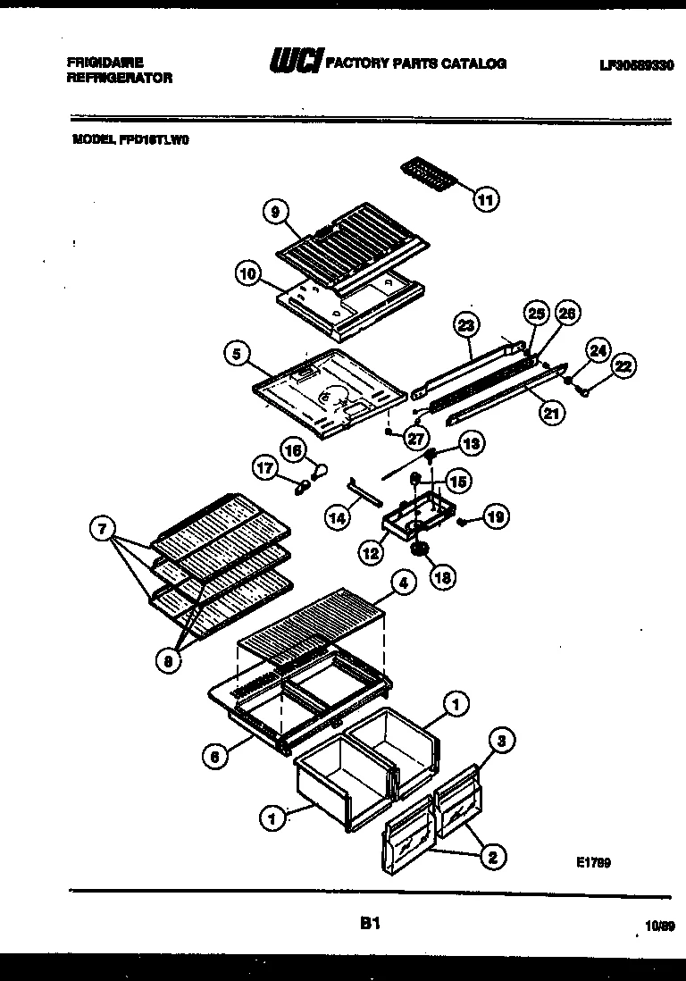 Crisper Pan Front