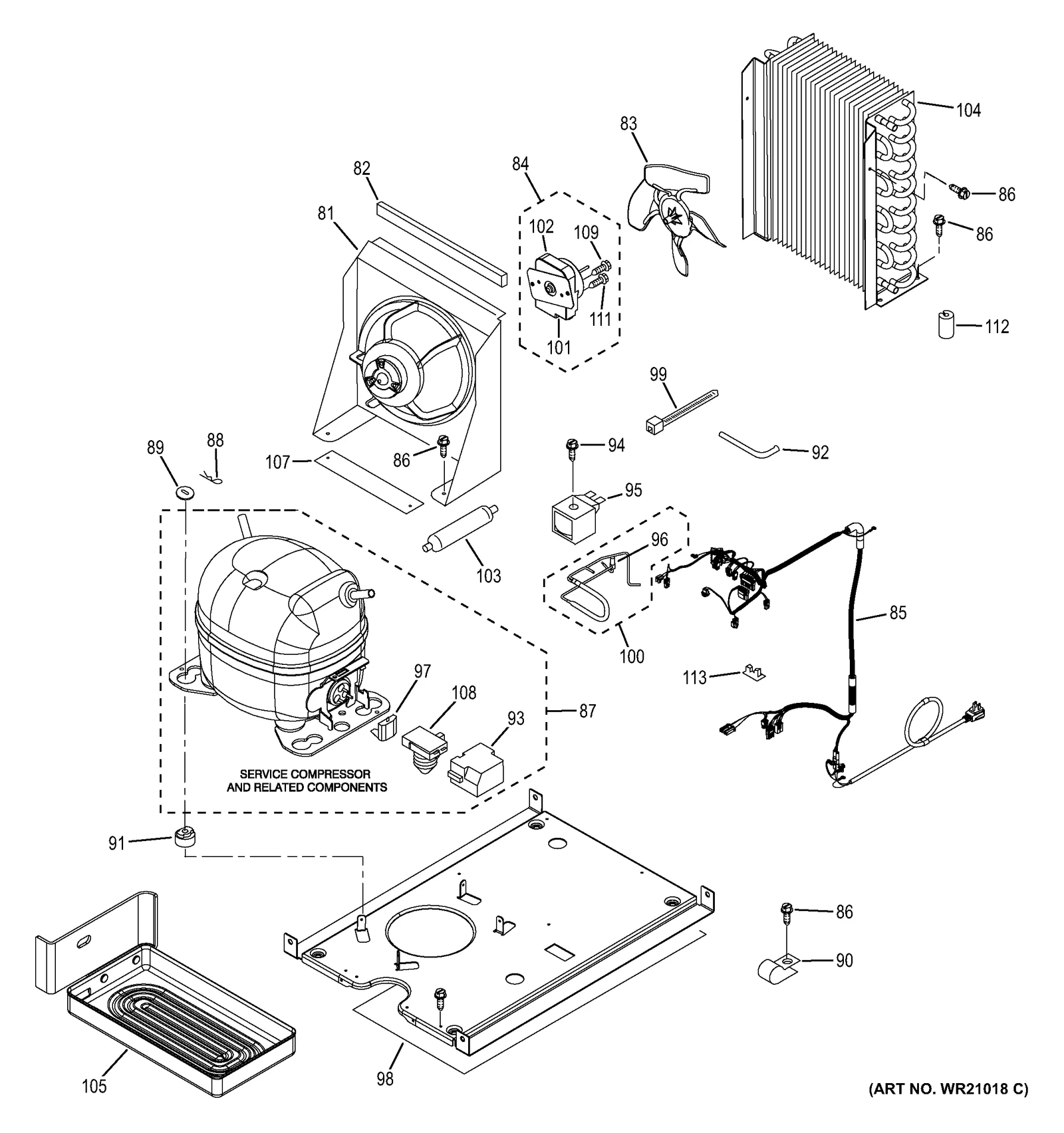 Condenser Mounting Plate