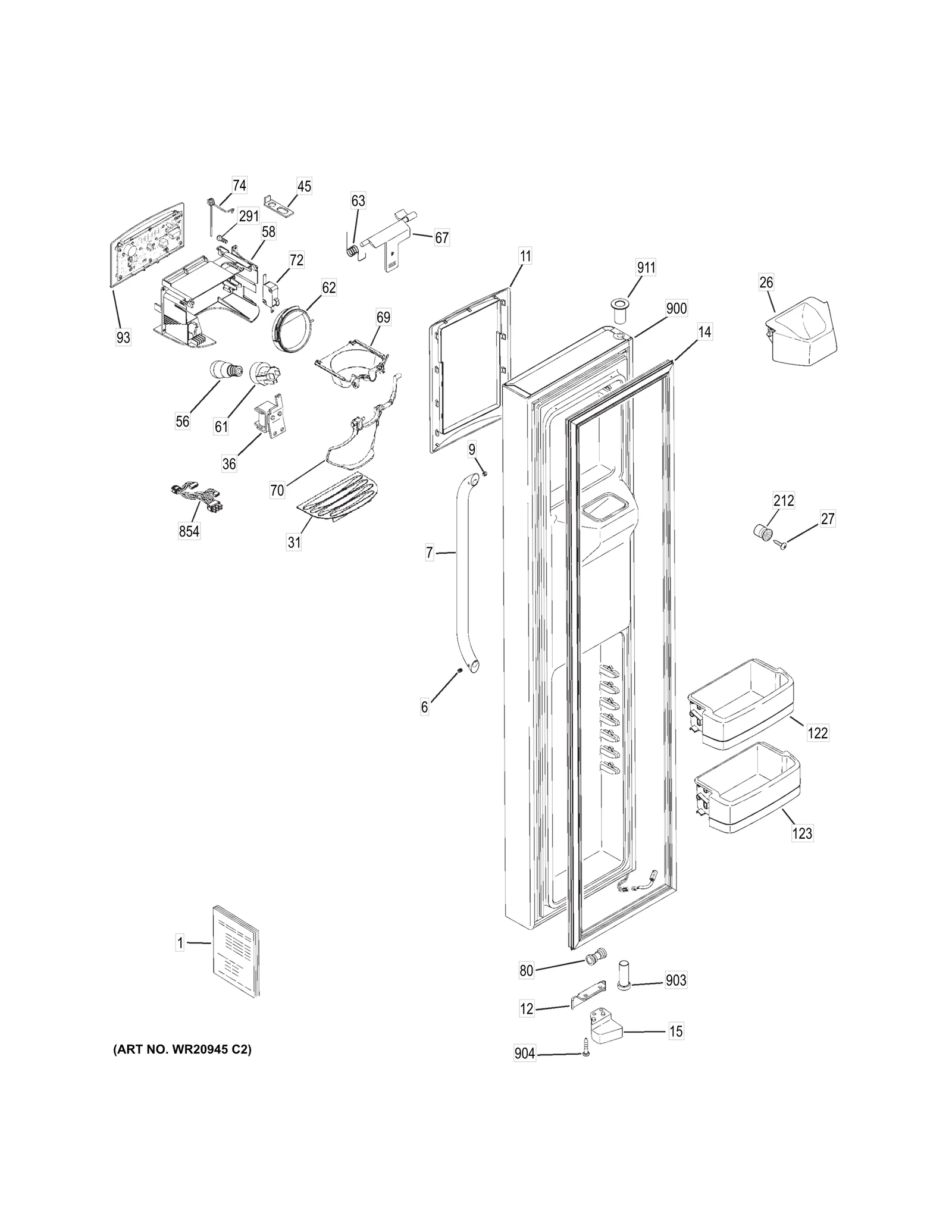 Dispenser Housing Shield